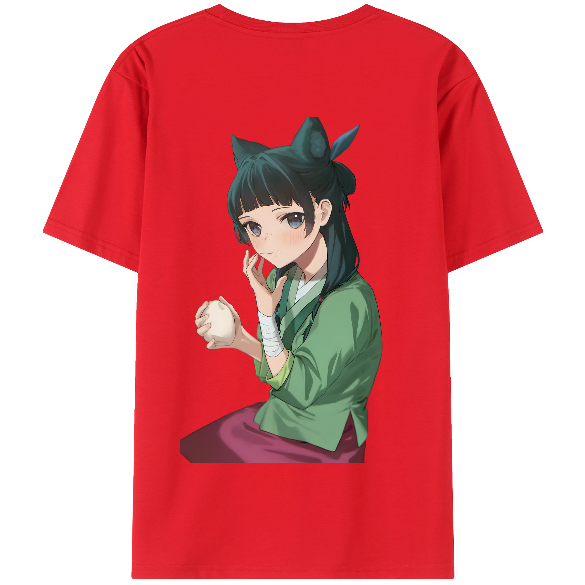 （画像用） 薬屋のひとりごと The Apothecary Diaries 綿100％半袖Tシャツ（背面プリント）