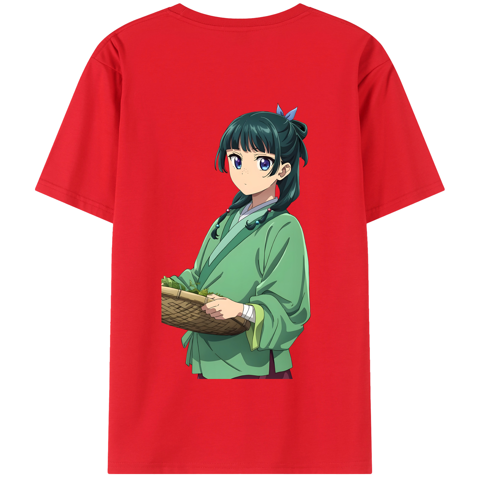 （画像用） 薬屋のひとりごと The Apothecary Diaries 綿100％半袖Tシャツ（背面プリント）