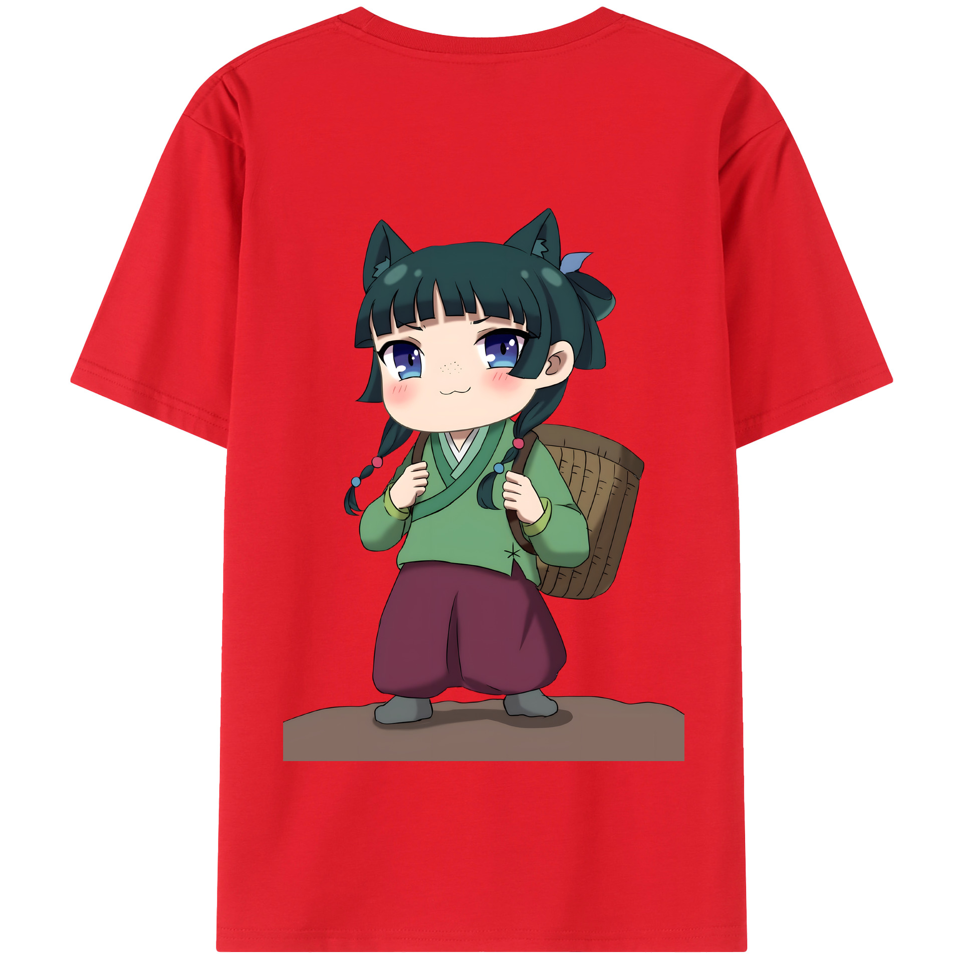 （画像用） 薬屋のひとりごと The Apothecary Diaries 綿100％半袖Tシャツ（背面プリント）