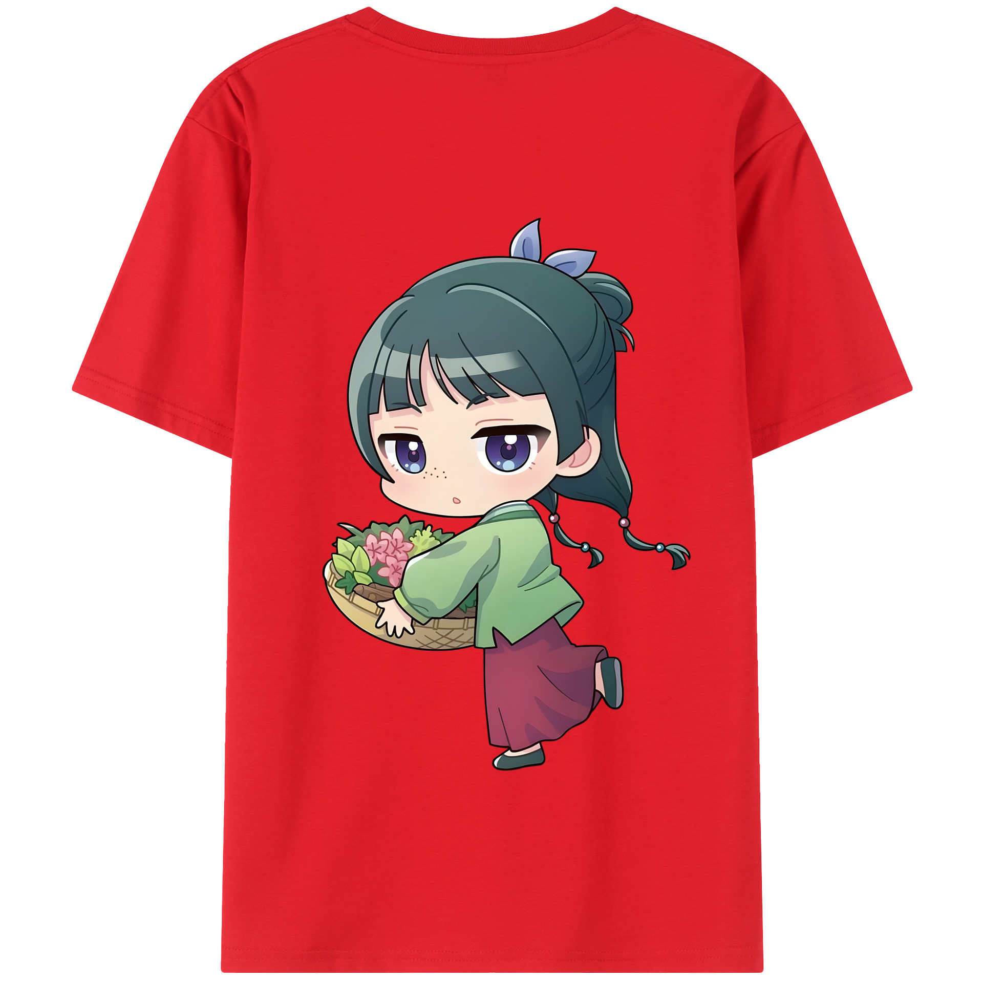 （画像用） 薬屋のひとりごと The Apothecary Diaries 綿100％半袖Tシャツ（背面プリント）