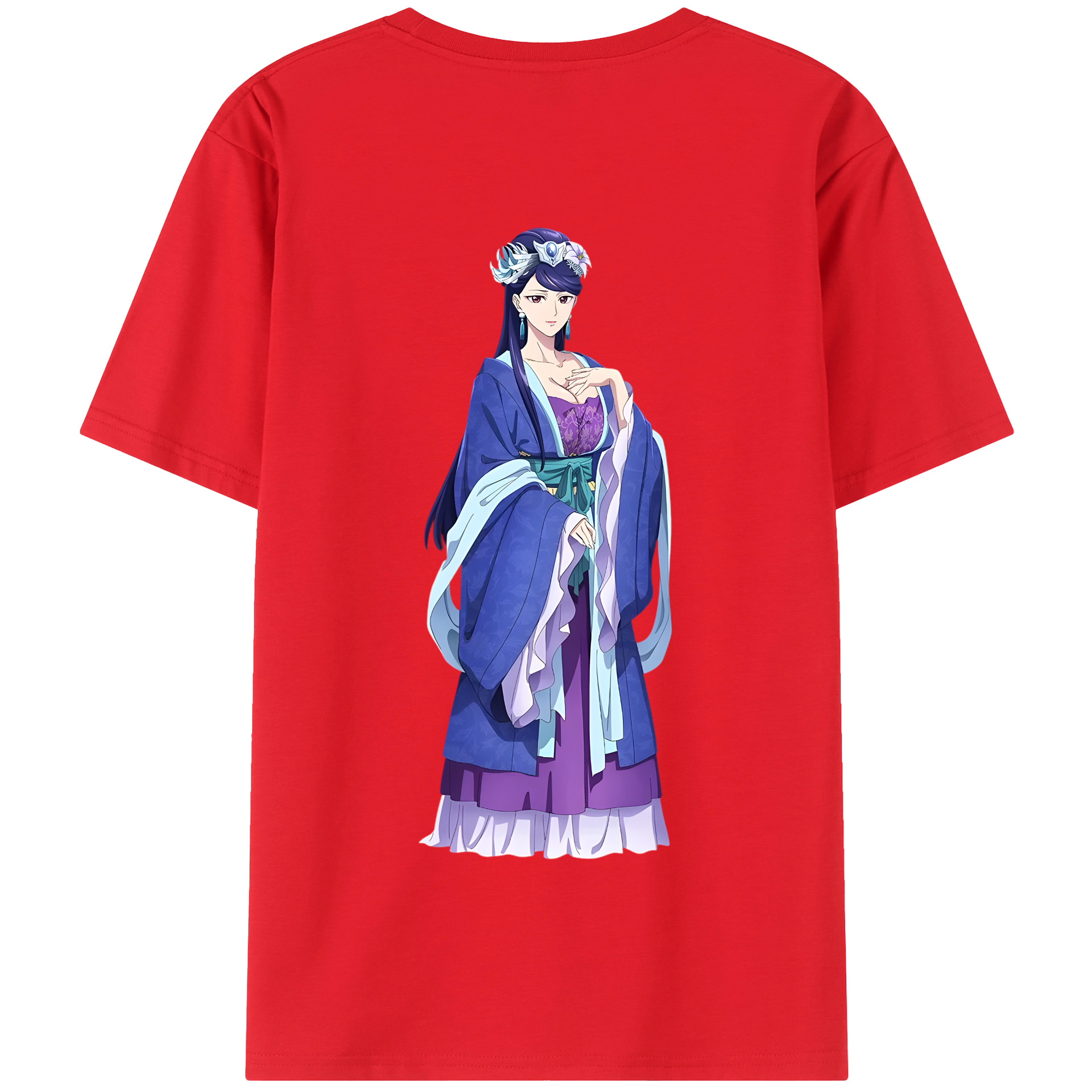 （画像用） 薬屋のひとりごと The Apothecary Diaries 綿100％半袖Tシャツ（背面プリント）