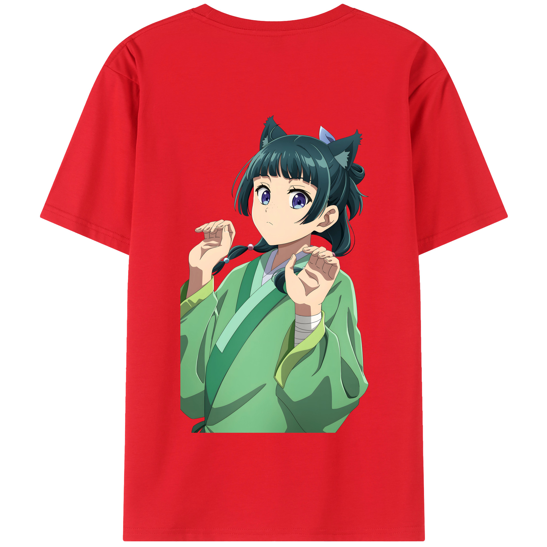 （画像用） 薬屋のひとりごと The Apothecary Diaries 綿100％半袖Tシャツ（背面プリント）