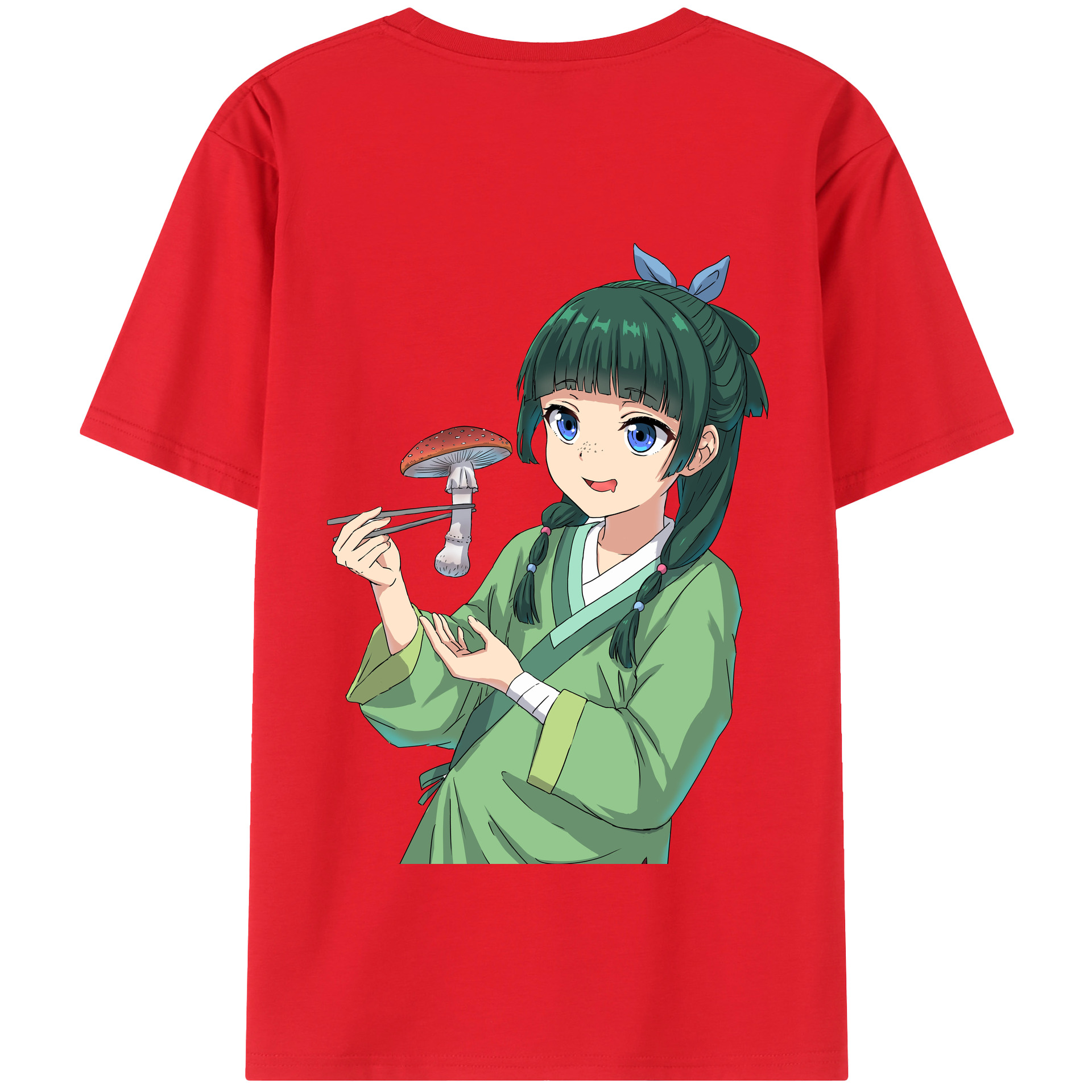 （画像用） 薬屋のひとりごと The Apothecary Diaries 綿100％半袖Tシャツ（背面プリント）