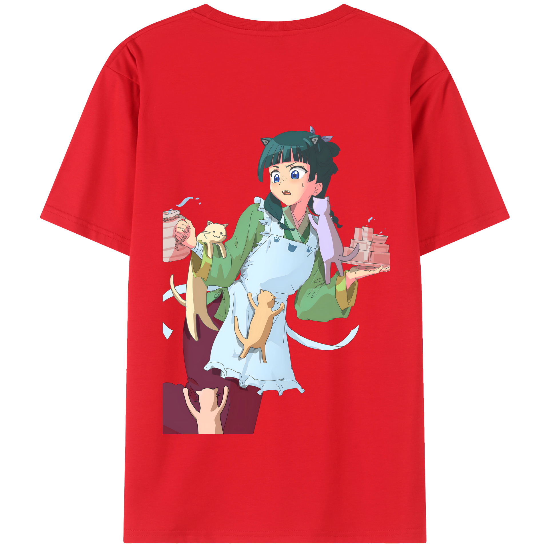 （画像用） 薬屋のひとりごと The Apothecary Diaries 綿100％半袖Tシャツ（背面プリント）