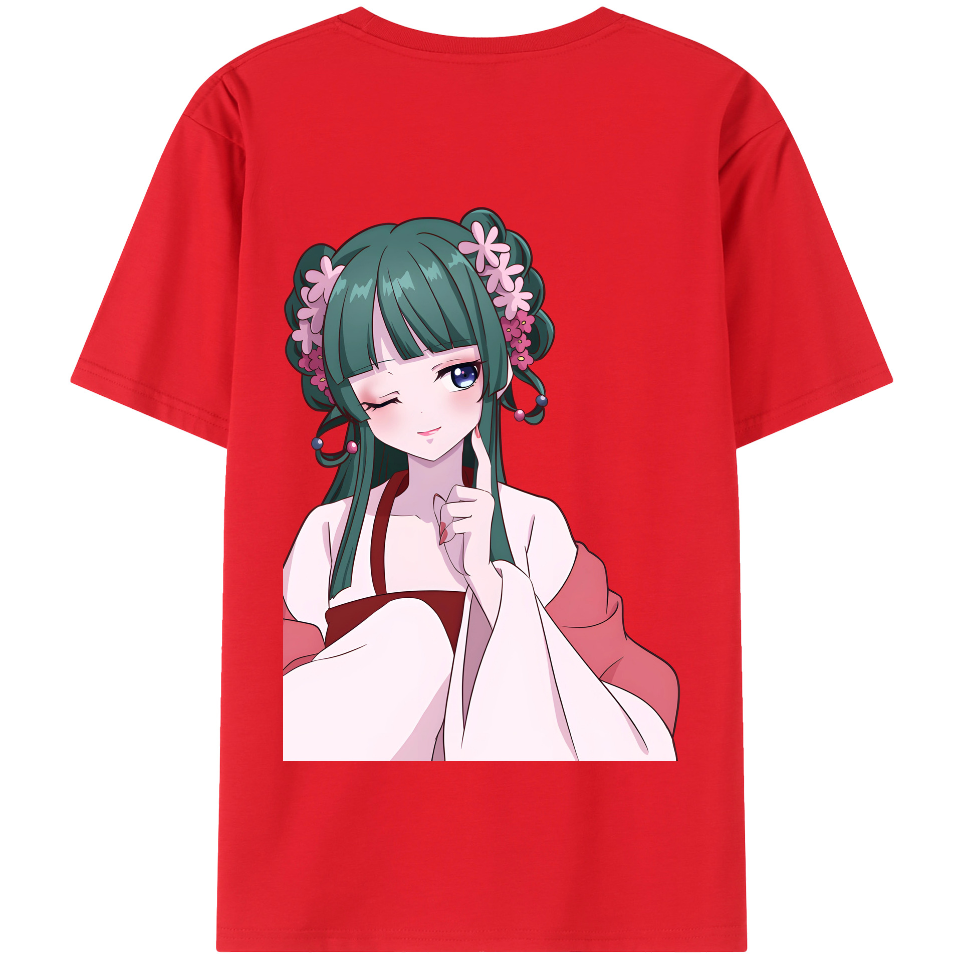 （画像用） 薬屋のひとりごと The Apothecary Diaries 綿100％半袖Tシャツ（背面プリント）