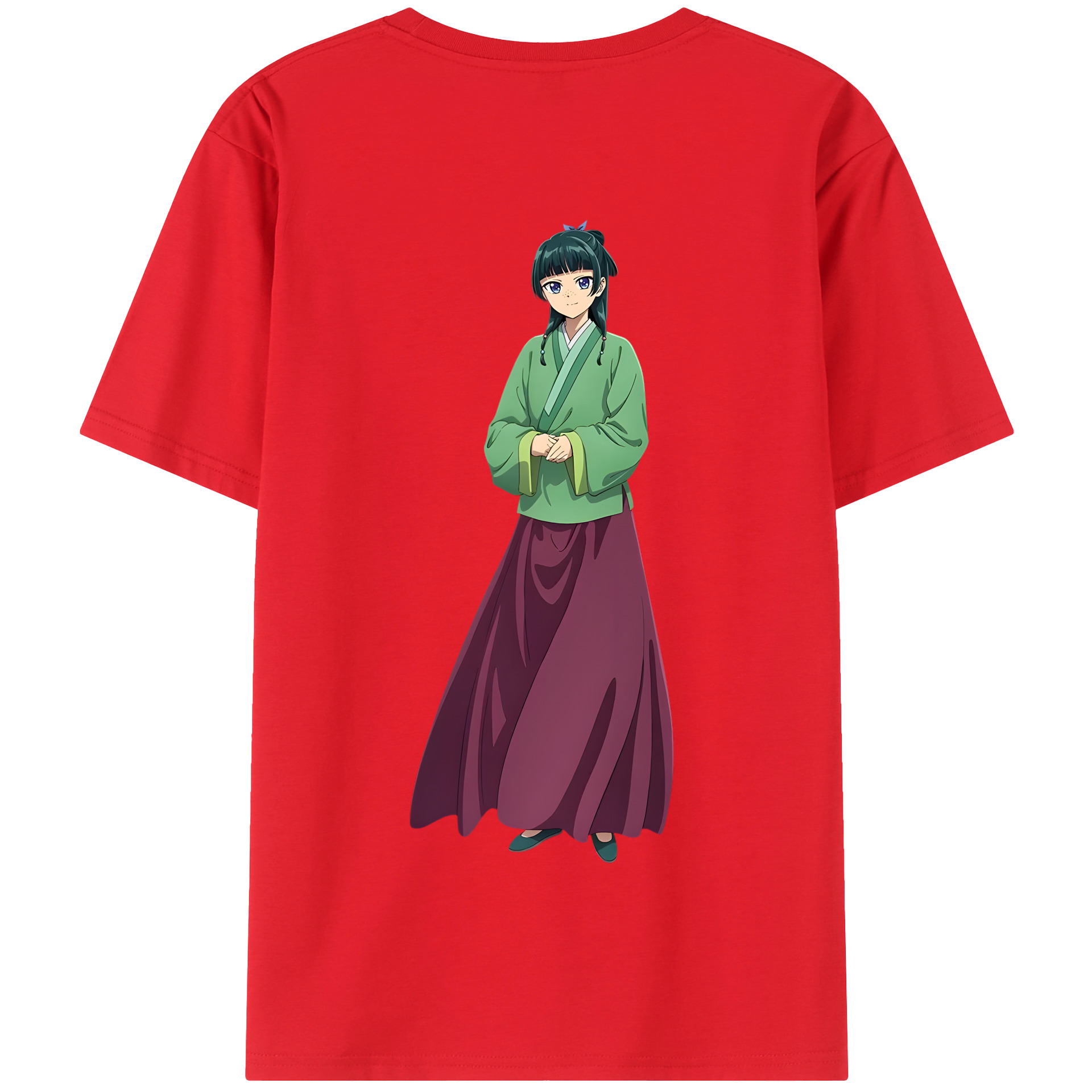 （画像用） 薬屋のひとりごと The Apothecary Diaries 綿100％半袖Tシャツ（背面プリント）
