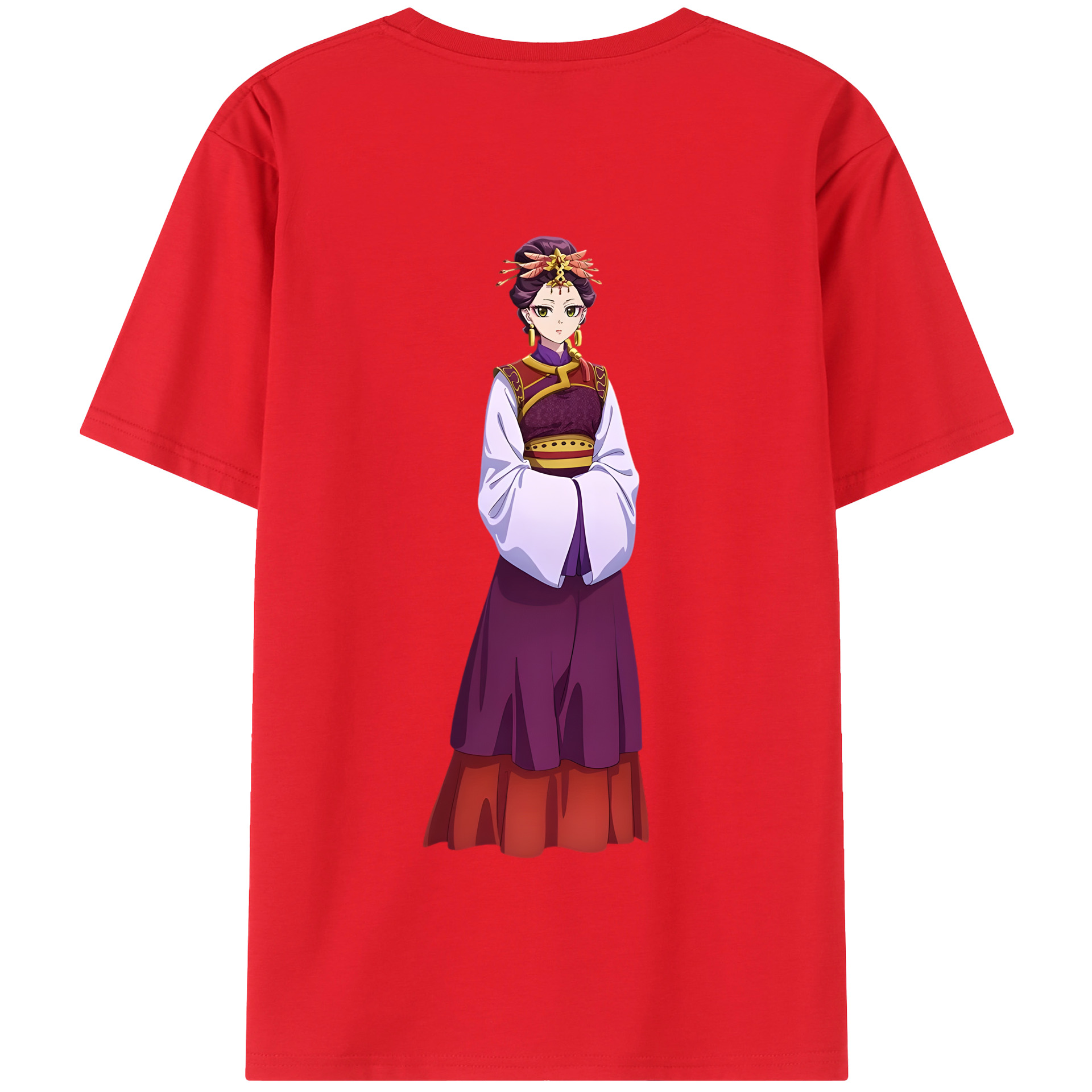 （画像用） 薬屋のひとりごと The Apothecary Diaries 綿100％半袖Tシャツ（背面プリント）