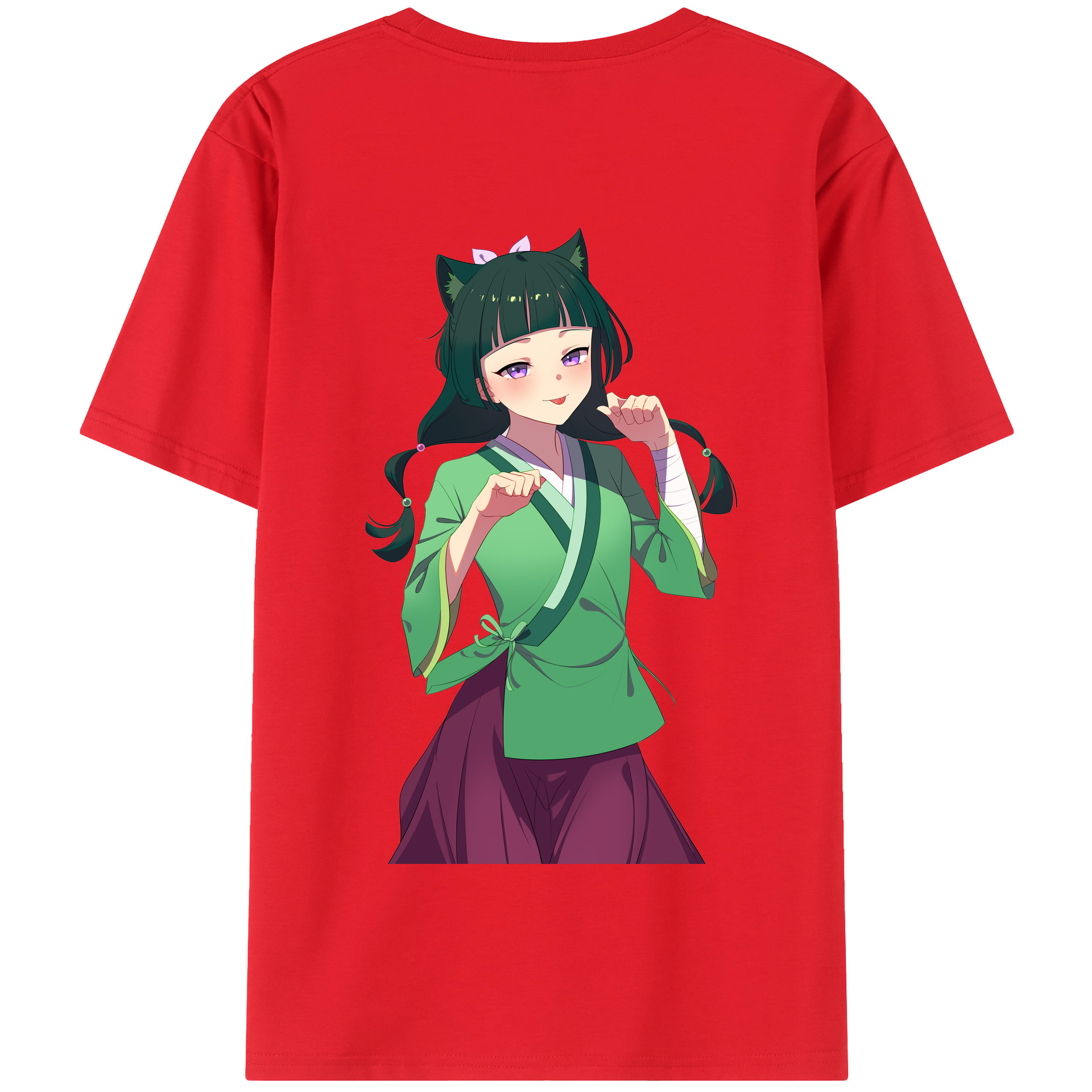 （画像用） 薬屋のひとりごと The Apothecary Diaries 綿100％半袖Tシャツ（背面プリント）