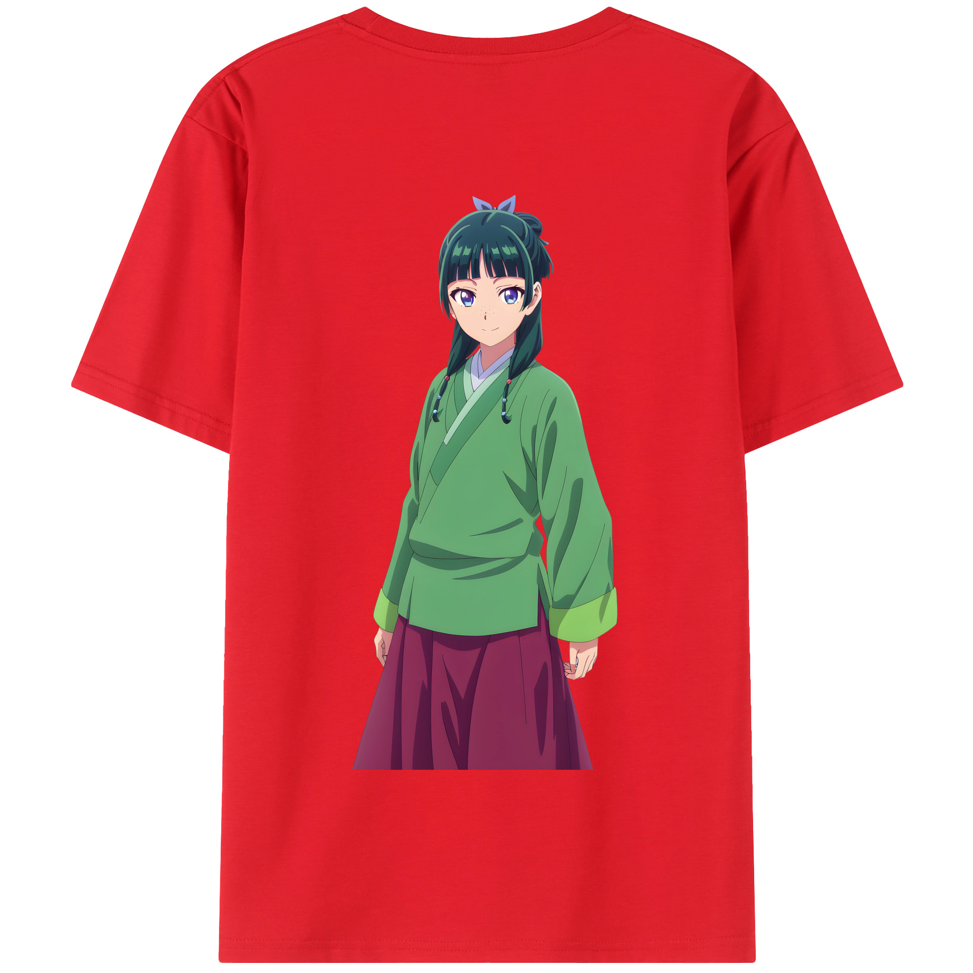 （画像用） 薬屋のひとりごと The Apothecary Diaries 綿100％半袖Tシャツ（背面プリント）