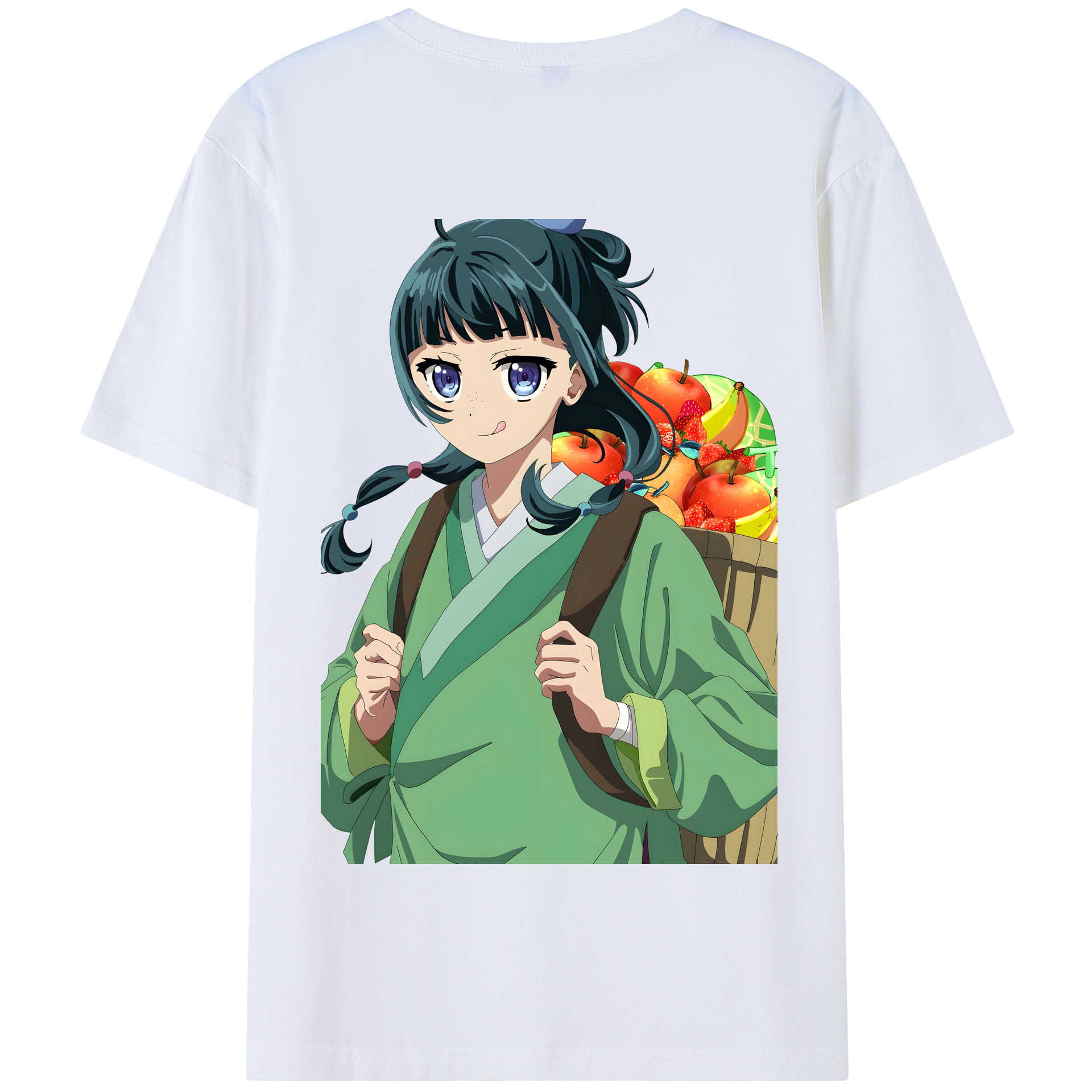 （画像用） 薬屋のひとりごと The Apothecary Diaries 綿100％半袖Tシャツ（背面プリント）