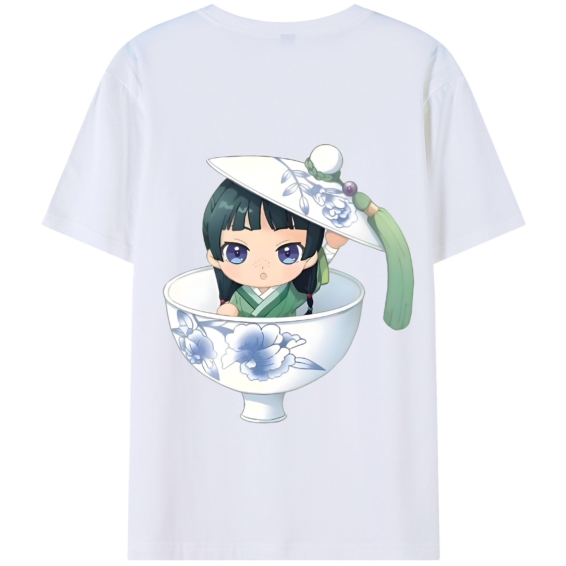 （画像用） 薬屋のひとりごと The Apothecary Diaries 綿100％半袖Tシャツ（背面プリント）