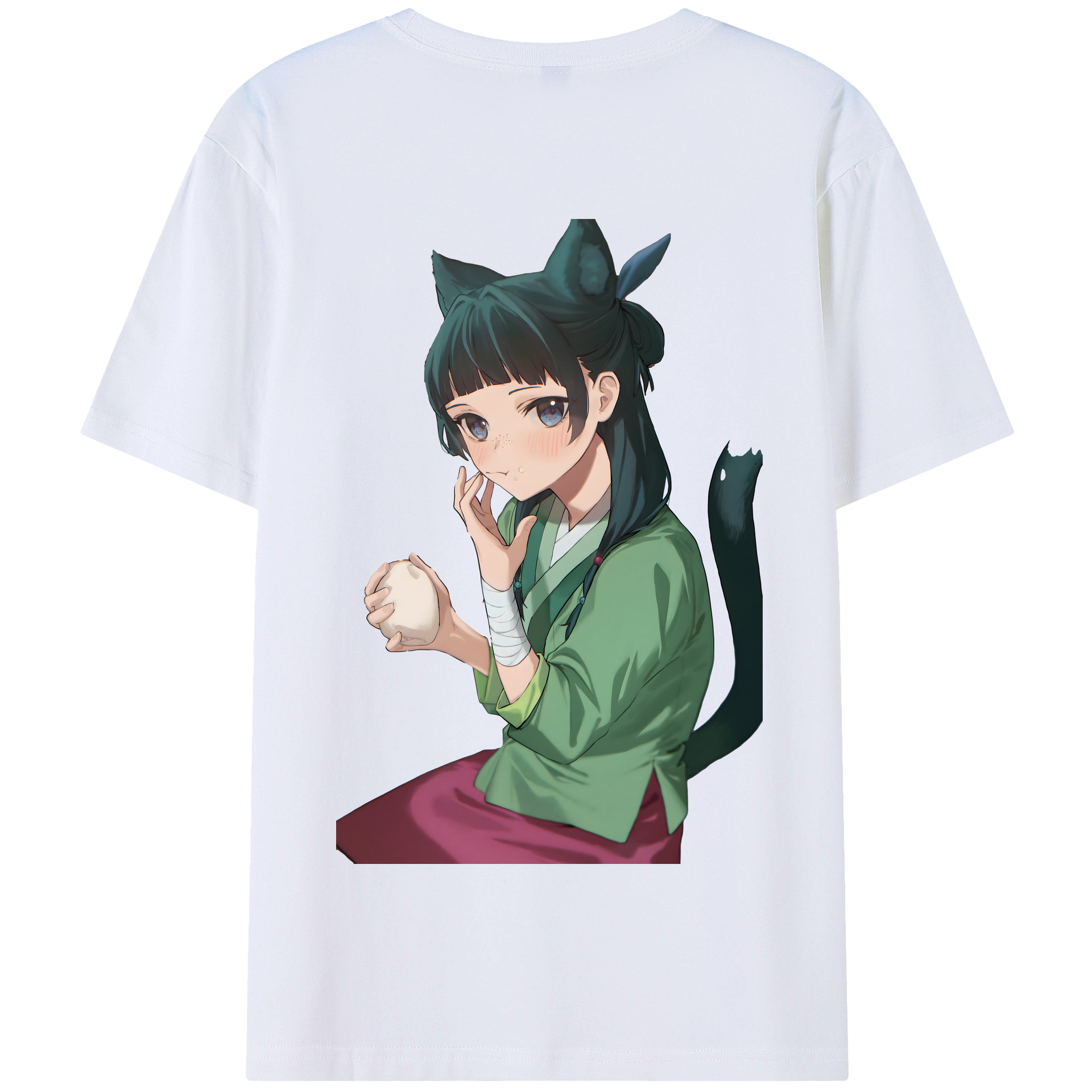（画像用） 薬屋のひとりごと The Apothecary Diaries 綿100％半袖Tシャツ（背面プリント）
