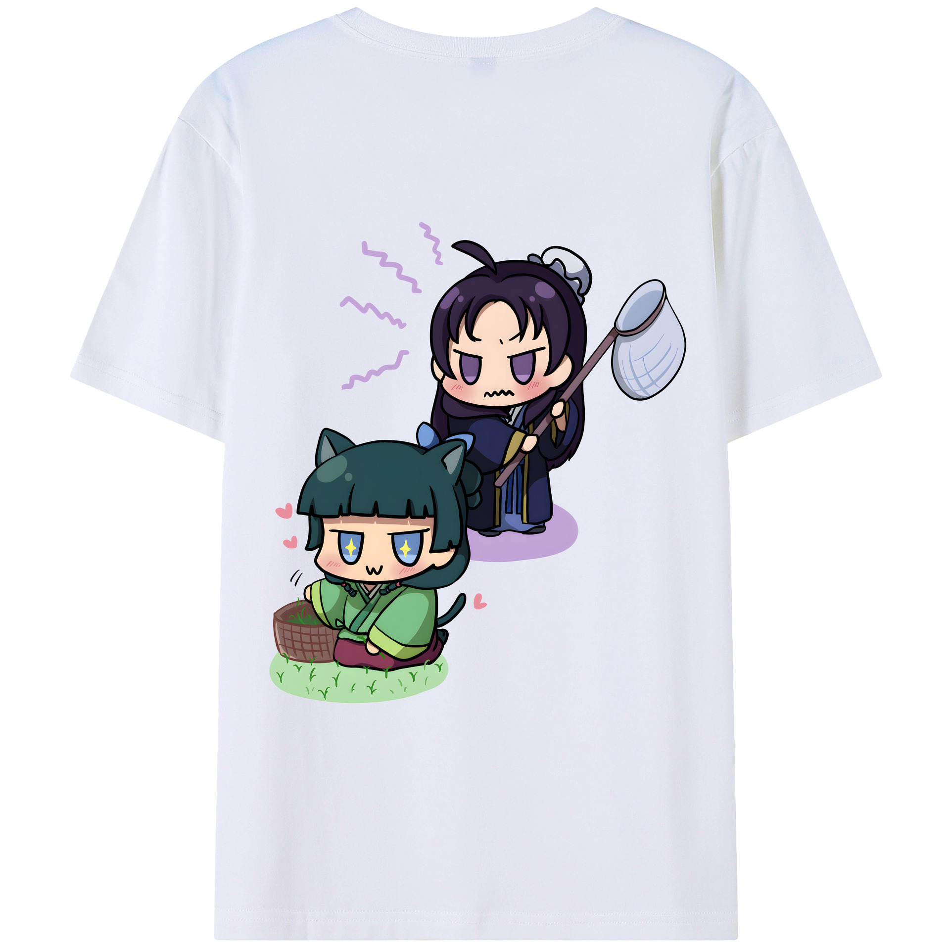 （画像用） 薬屋のひとりごと The Apothecary Diaries 綿100％半袖Tシャツ（背面プリント）