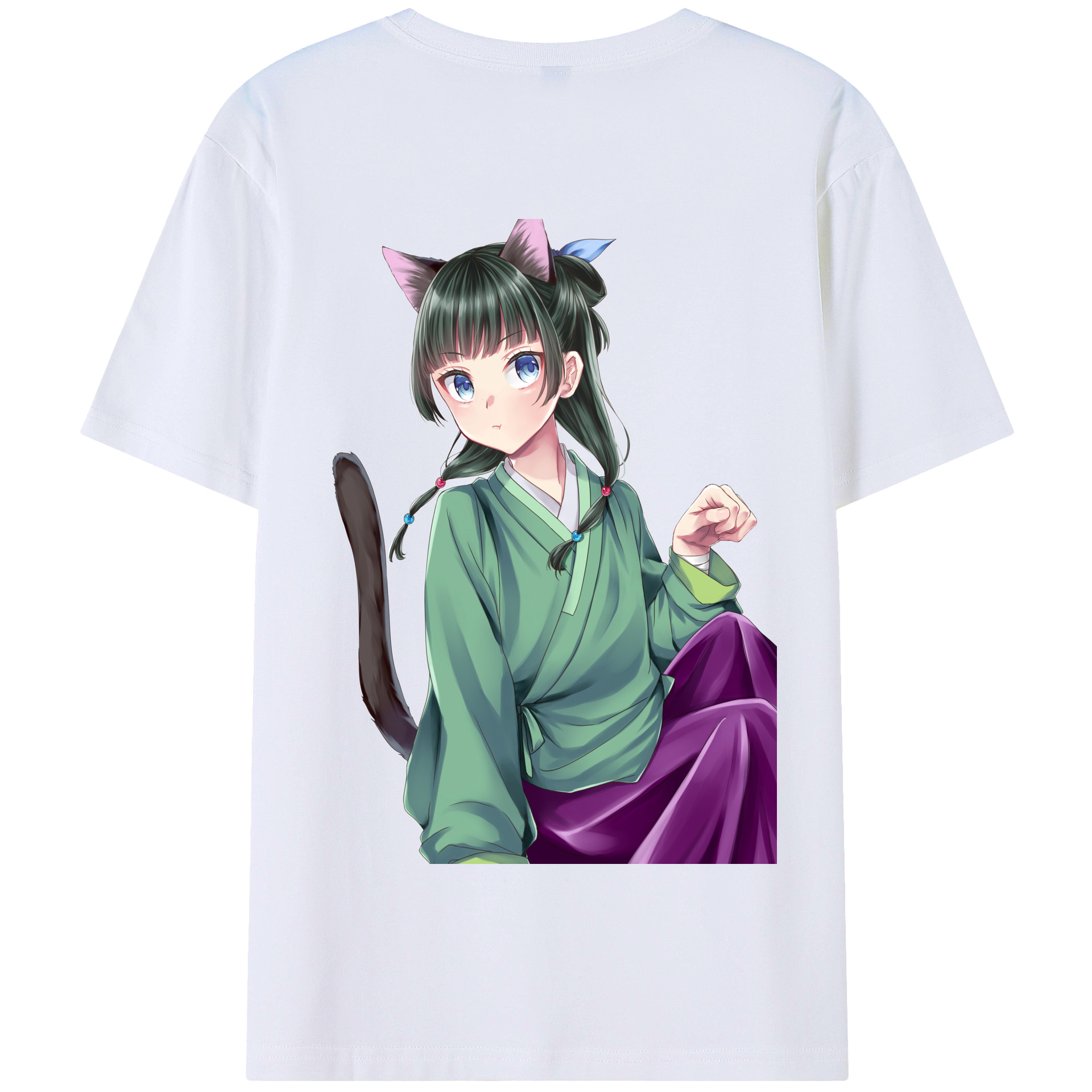 （画像用） 薬屋のひとりごと The Apothecary Diaries 綿100％半袖Tシャツ（背面プリント）