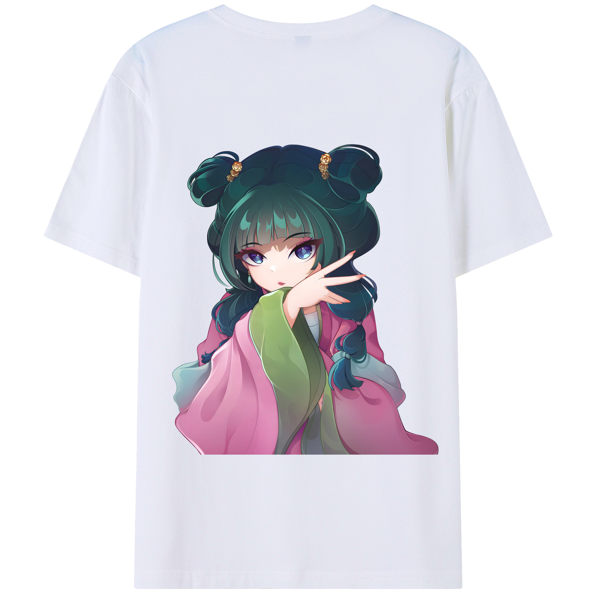 （画像用） 薬屋のひとりごと The Apothecary Diaries 綿100％半袖Tシャツ（背面プリント）