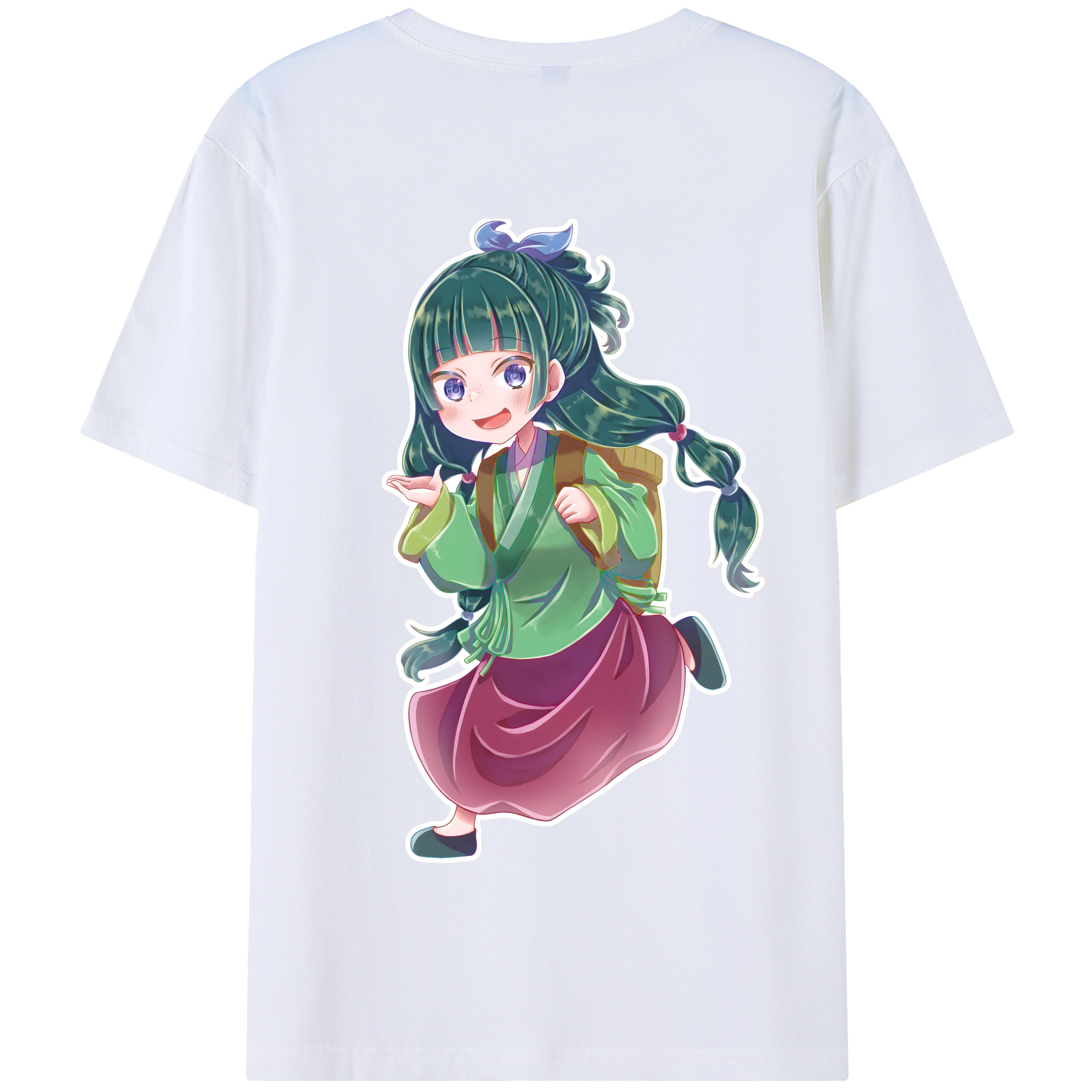 （画像用） 薬屋のひとりごと The Apothecary Diaries 綿100％半袖Tシャツ（背面プリント）