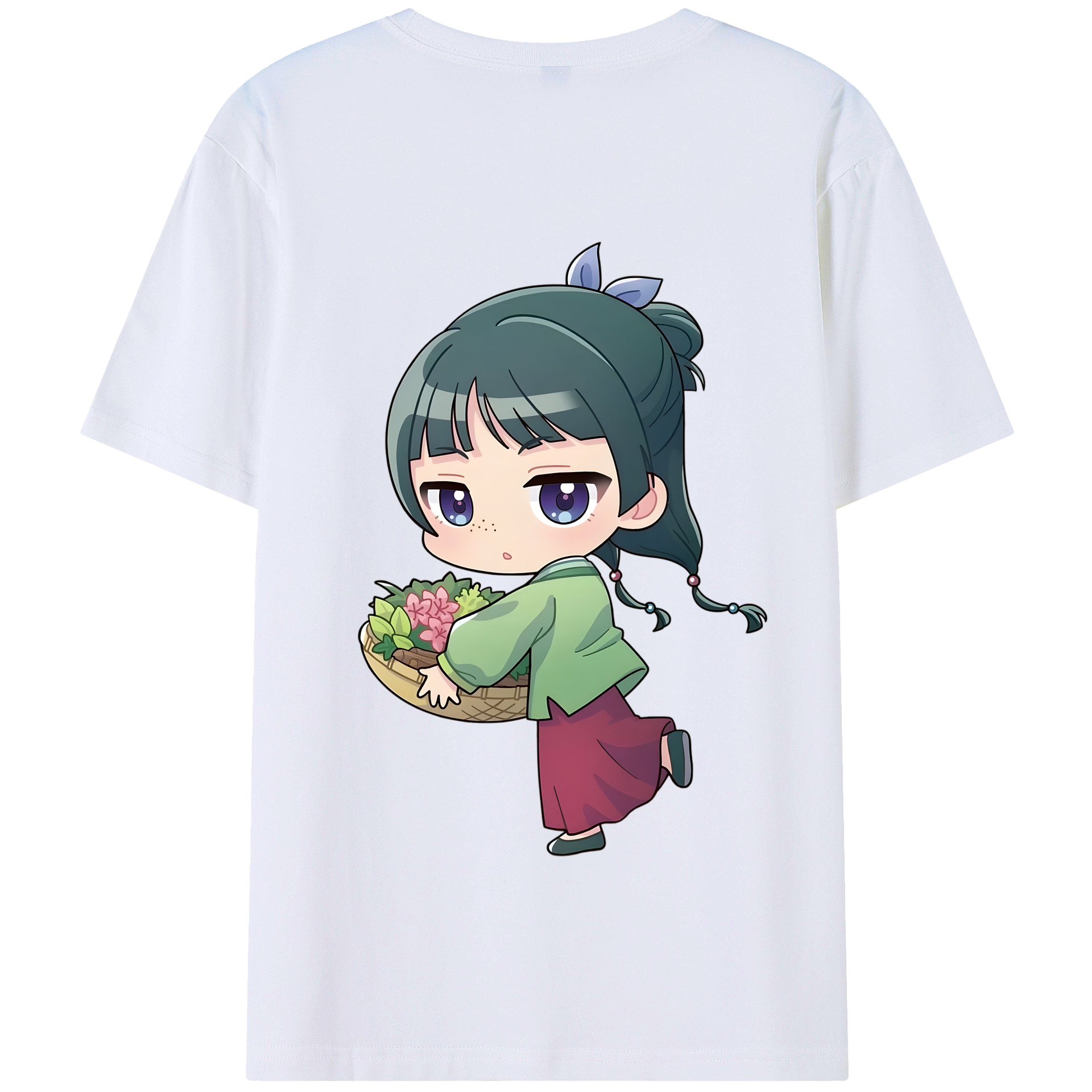 （画像用） 薬屋のひとりごと The Apothecary Diaries 綿100％半袖Tシャツ（背面プリント）
