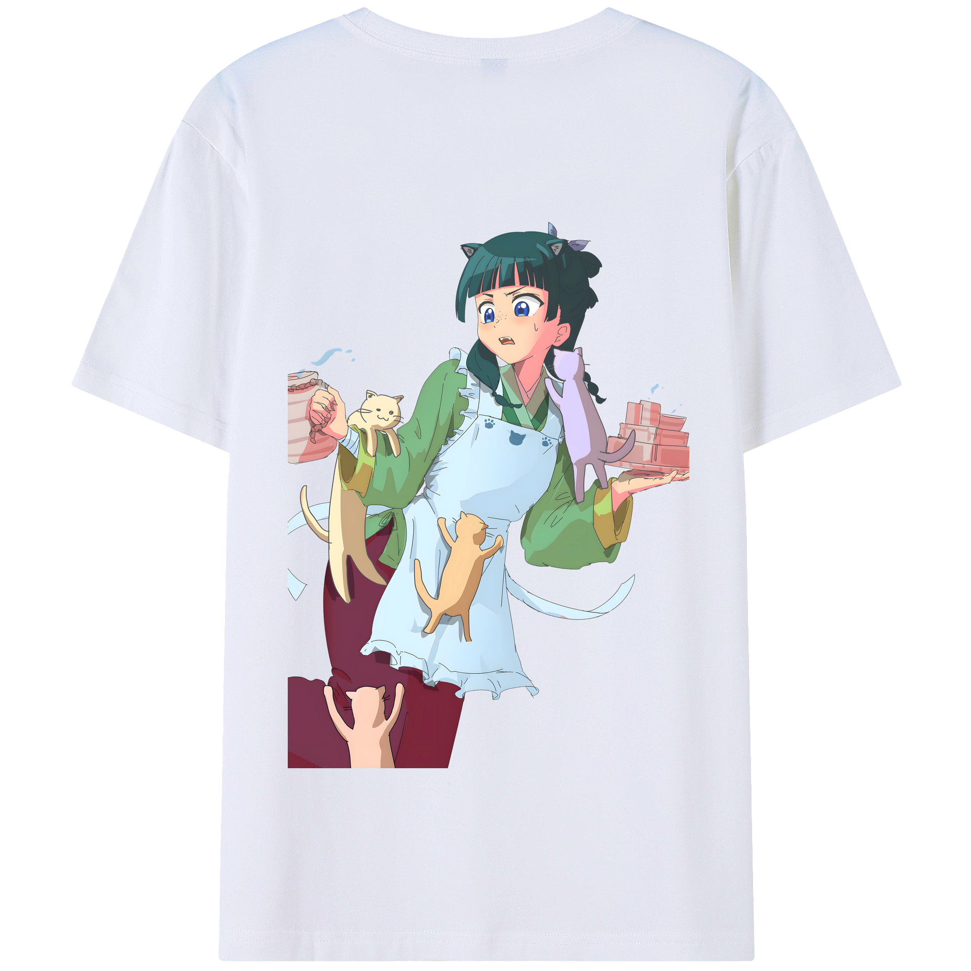 （画像用） 薬屋のひとりごと The Apothecary Diaries 綿100％半袖Tシャツ（背面プリント）