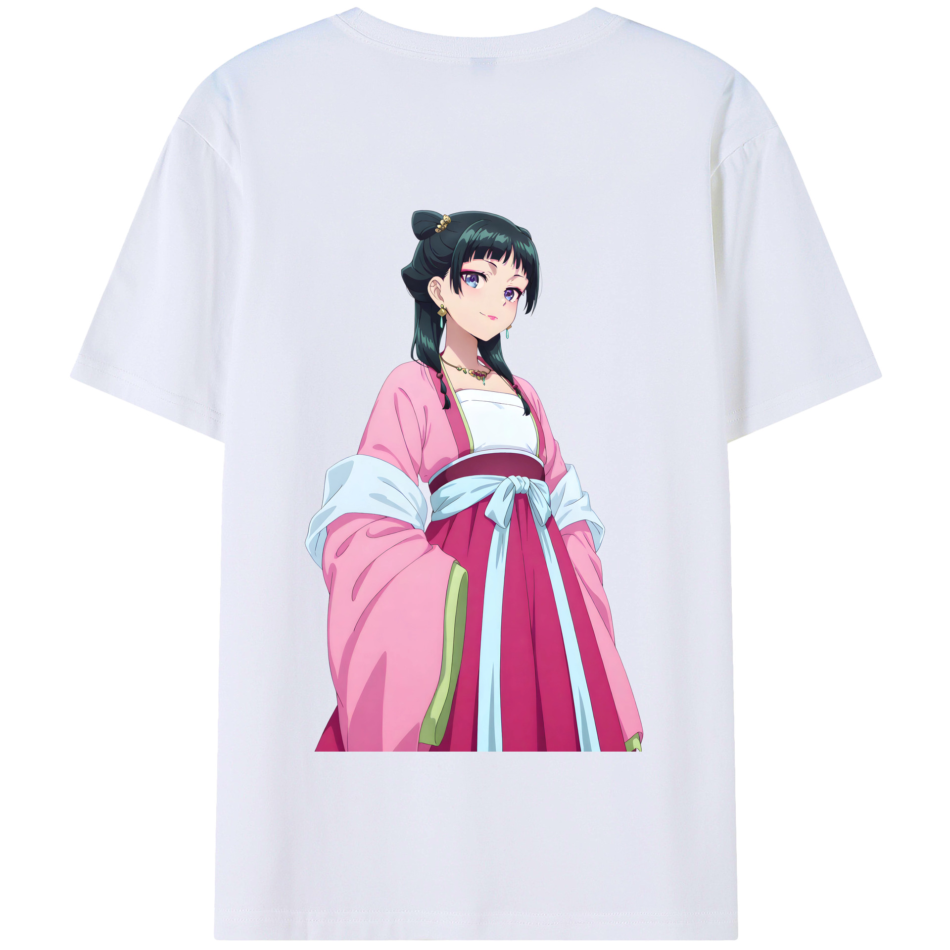 （画像用） 薬屋のひとりごと The Apothecary Diaries 綿100％半袖Tシャツ（背面プリント）