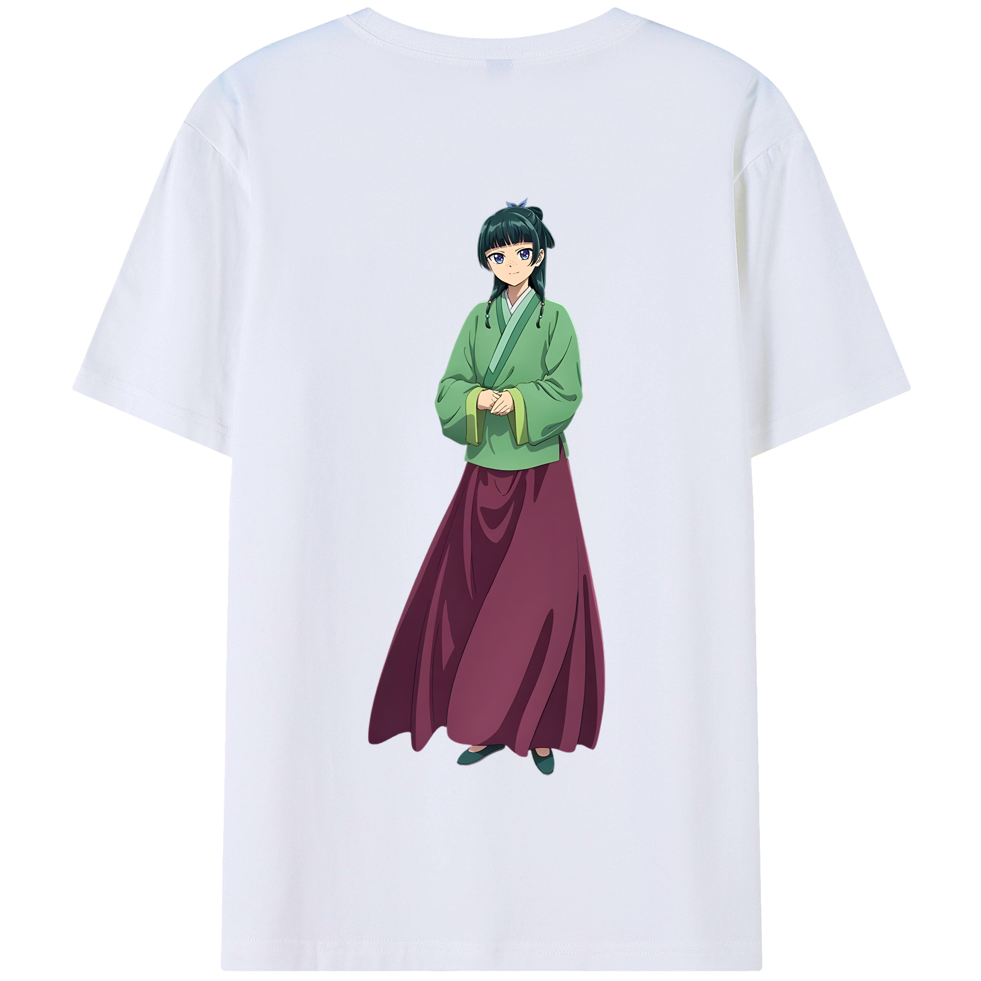 （画像用） 薬屋のひとりごと The Apothecary Diaries 綿100％半袖Tシャツ（背面プリント）