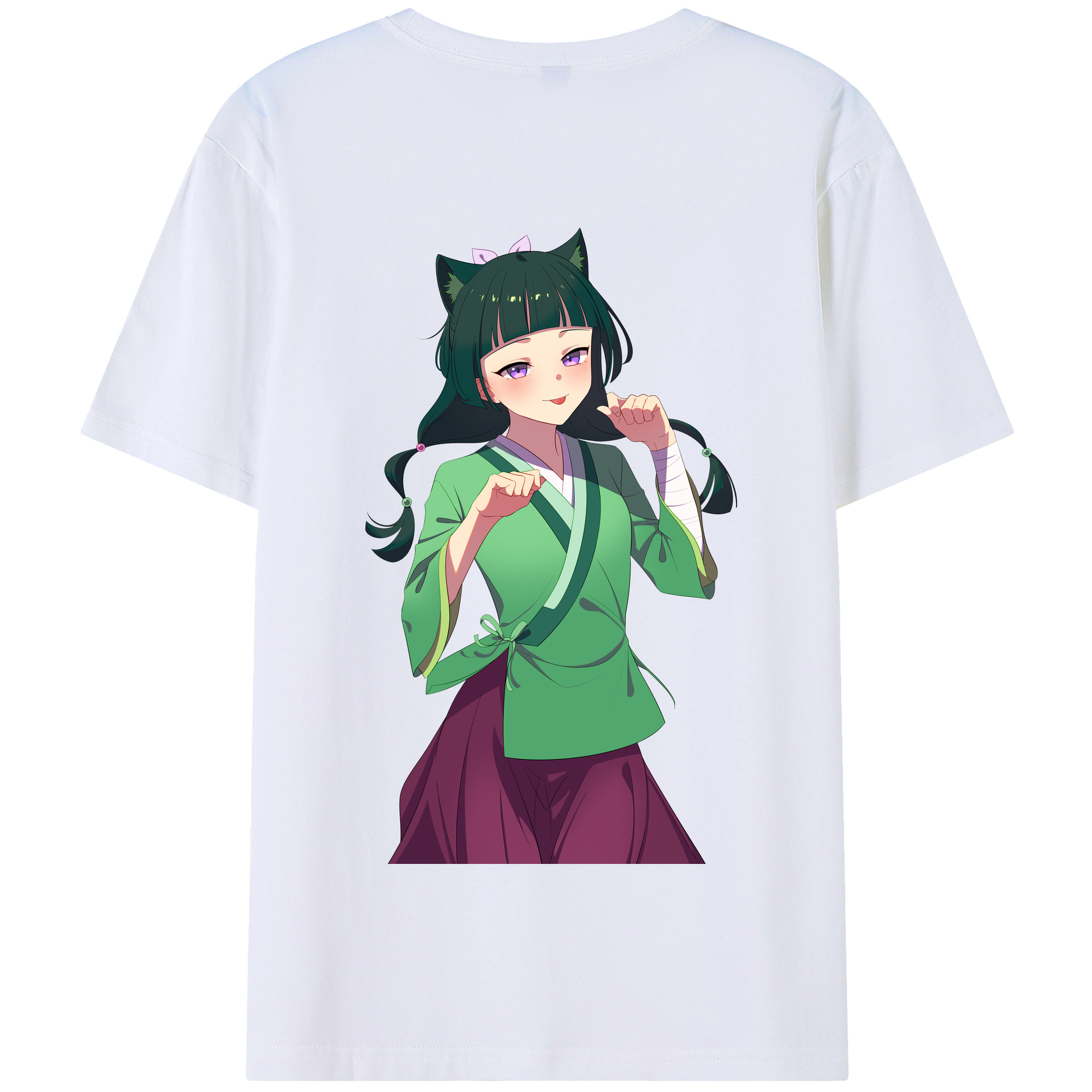 （画像用） 薬屋のひとりごと The Apothecary Diaries 綿100％半袖Tシャツ（背面プリント）