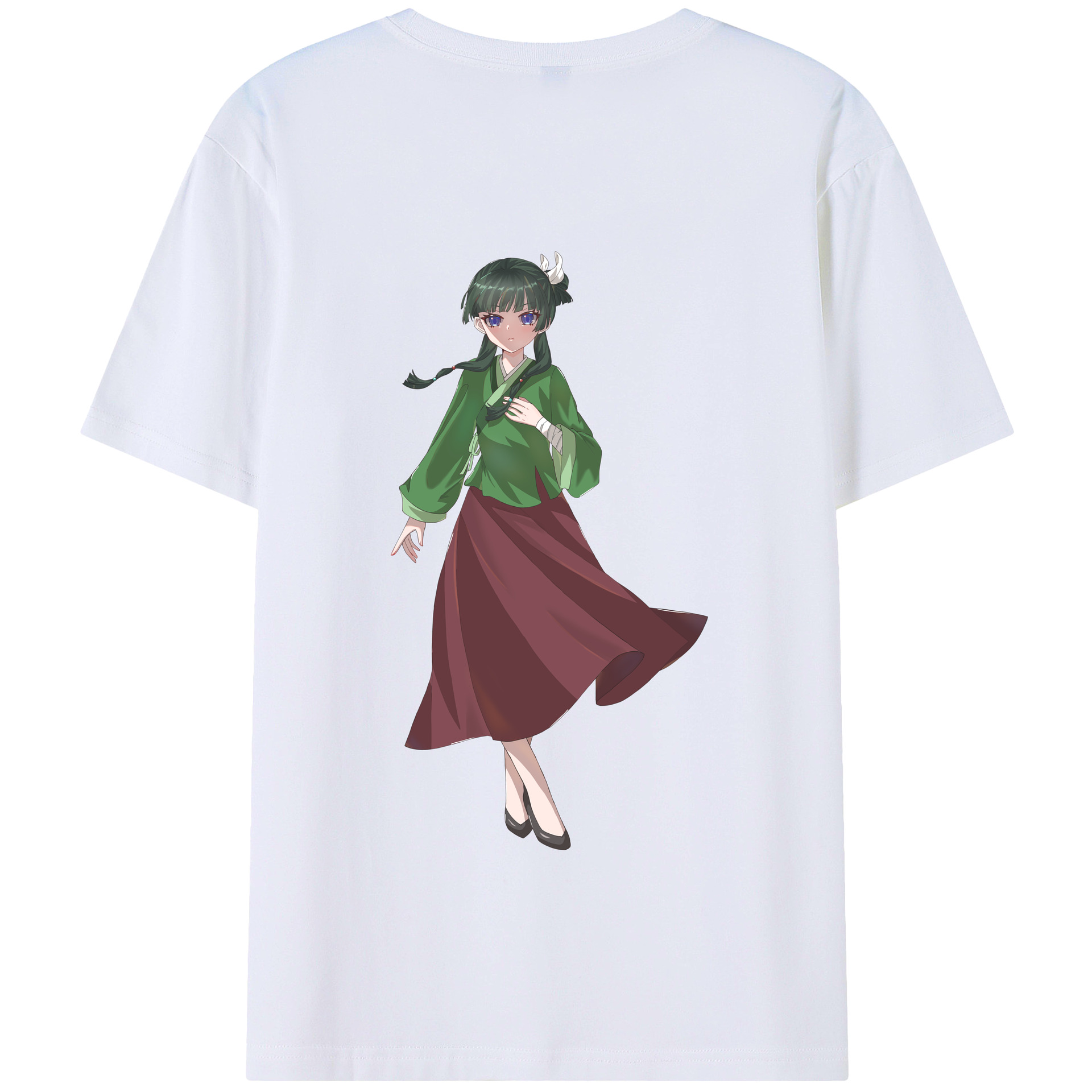 （画像用） 薬屋のひとりごと The Apothecary Diaries 綿100％半袖Tシャツ（背面プリント）