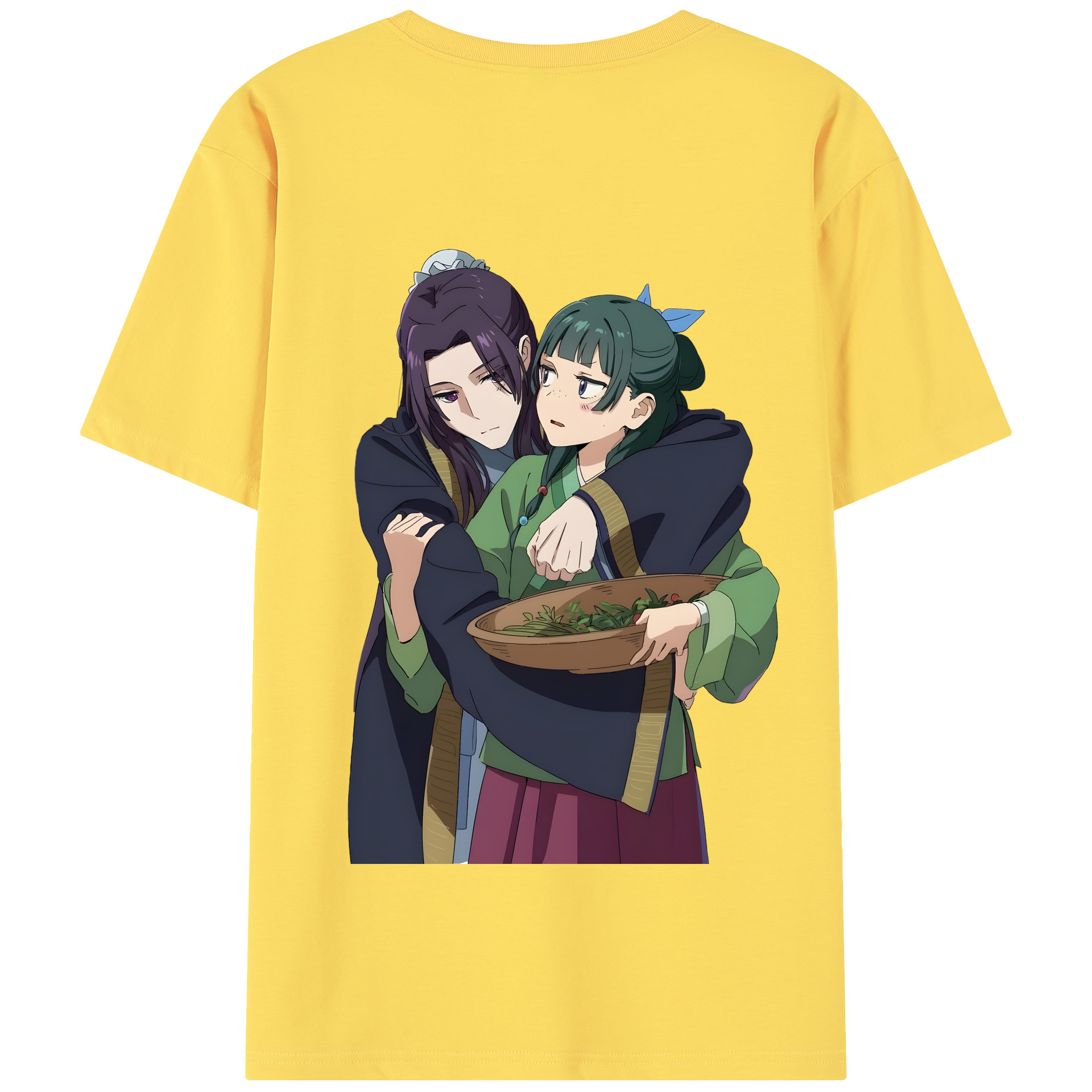 （画像用） 薬屋のひとりごと The Apothecary Diaries 綿100％半袖Tシャツ（背面プリント）