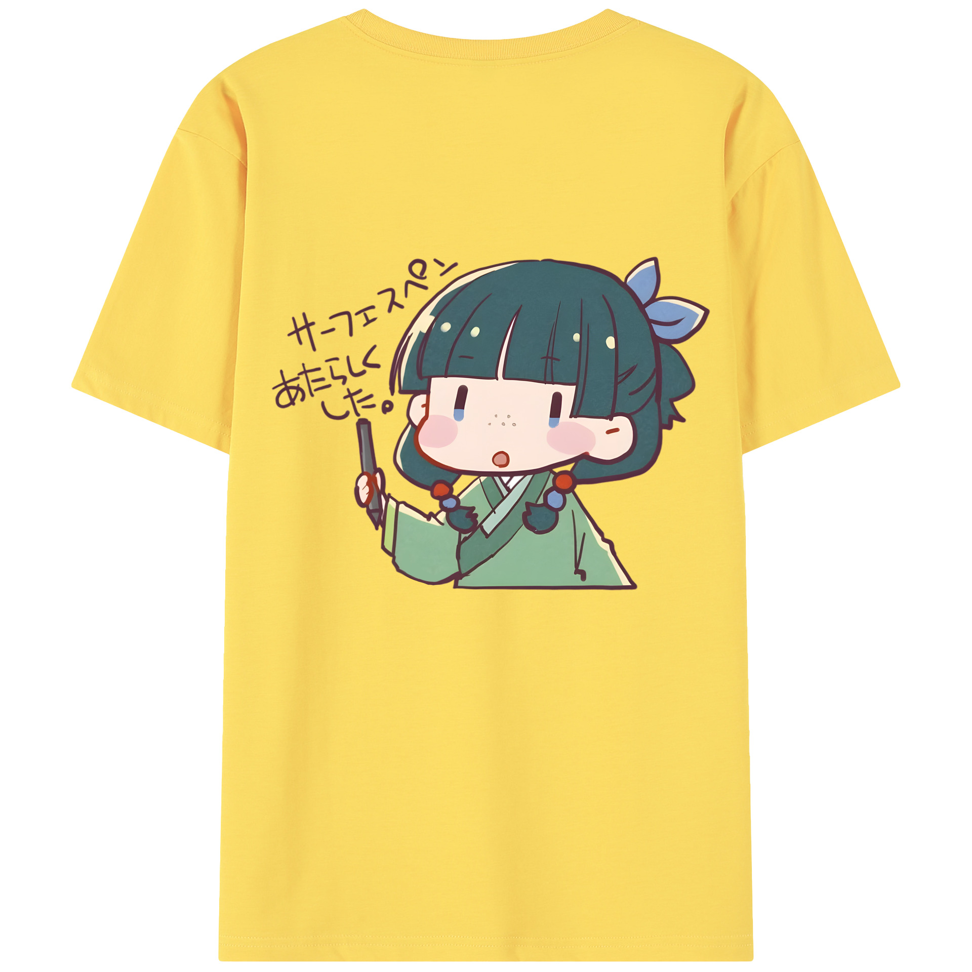 （画像用） 薬屋のひとりごと The Apothecary Diaries 綿100％半袖Tシャツ（背面プリント）