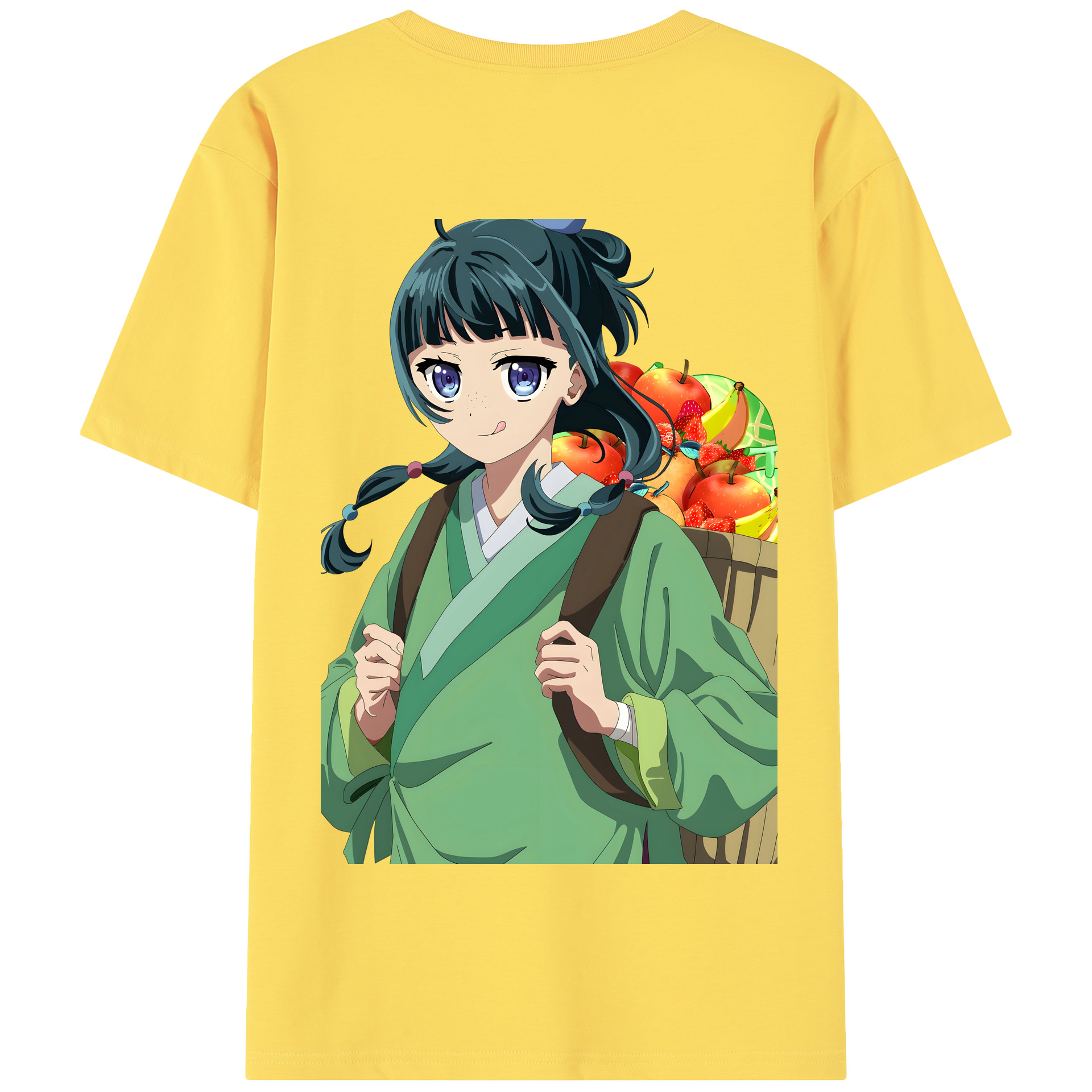 （画像用） 薬屋のひとりごと The Apothecary Diaries 綿100％半袖Tシャツ（背面プリント）