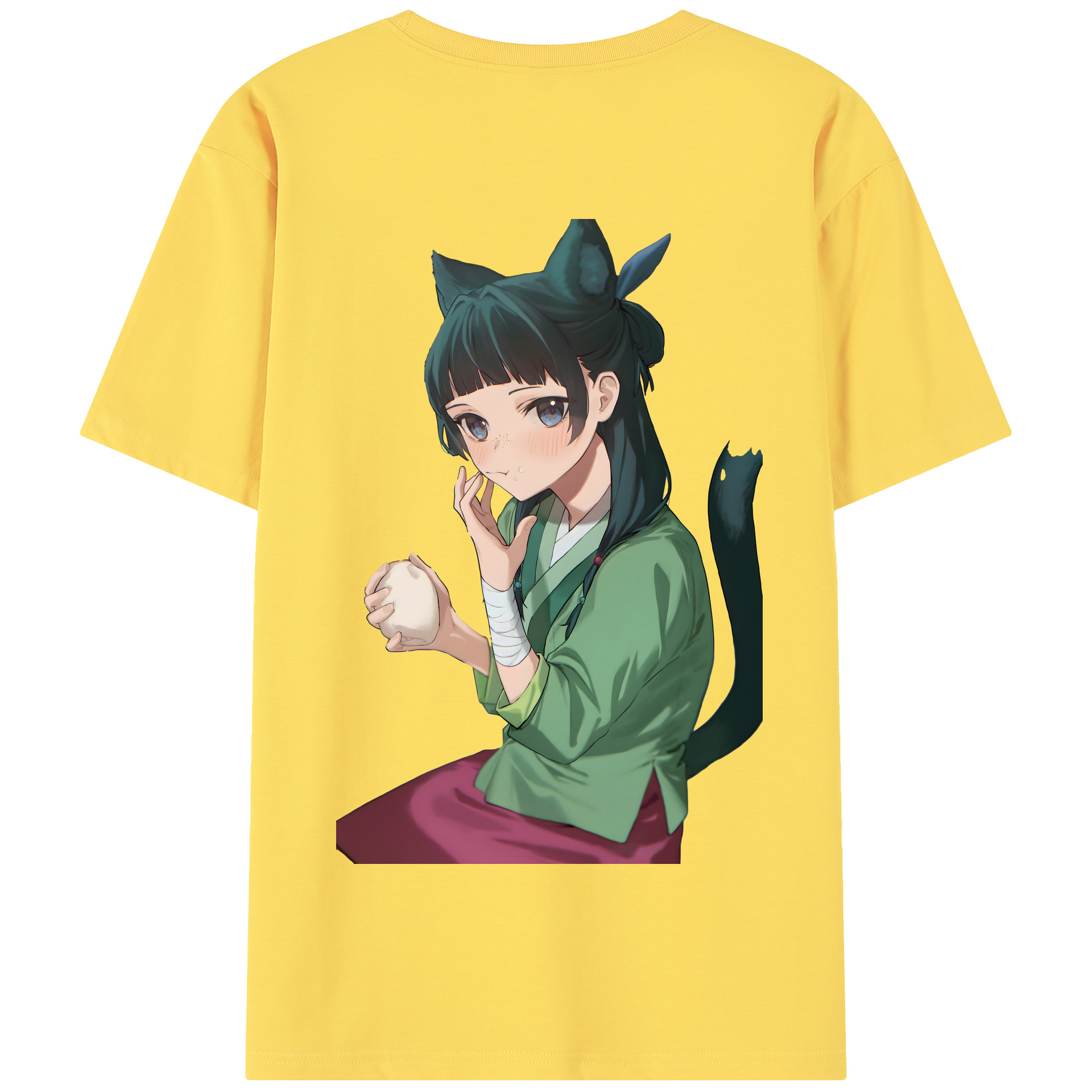 （画像用） 薬屋のひとりごと The Apothecary Diaries 綿100％半袖Tシャツ（背面プリント）