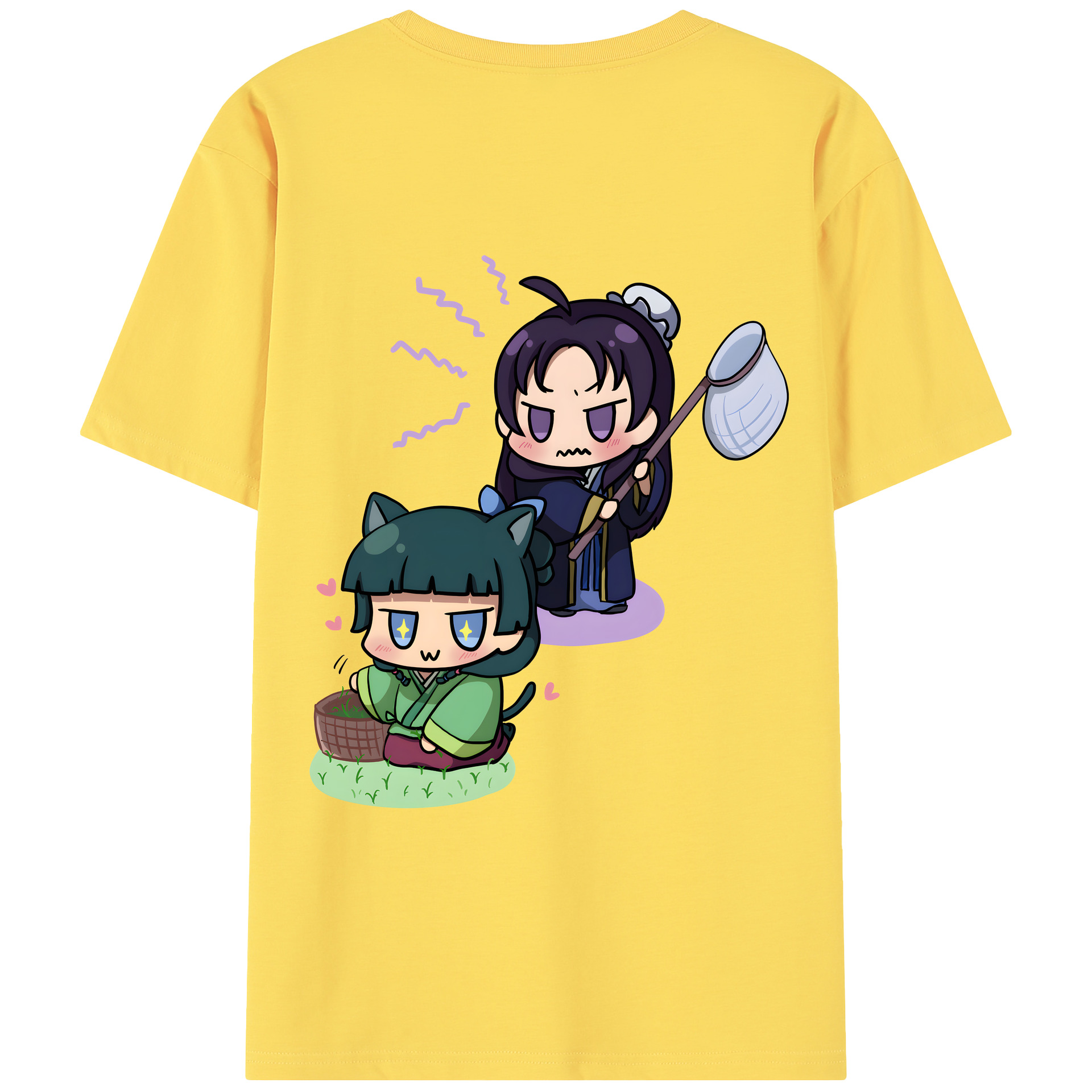 （画像用） 薬屋のひとりごと The Apothecary Diaries 綿100％半袖Tシャツ（背面プリント）