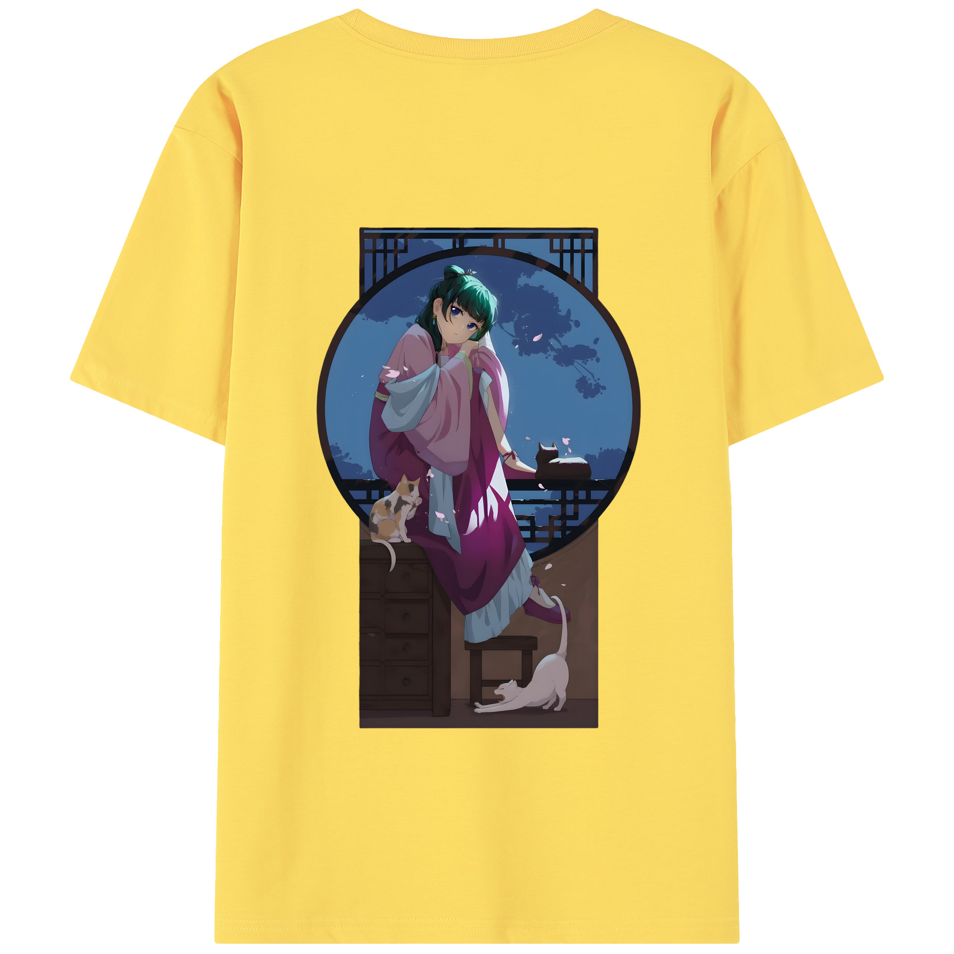 （画像用） 薬屋のひとりごと The Apothecary Diaries 綿100％半袖Tシャツ（背面プリント）