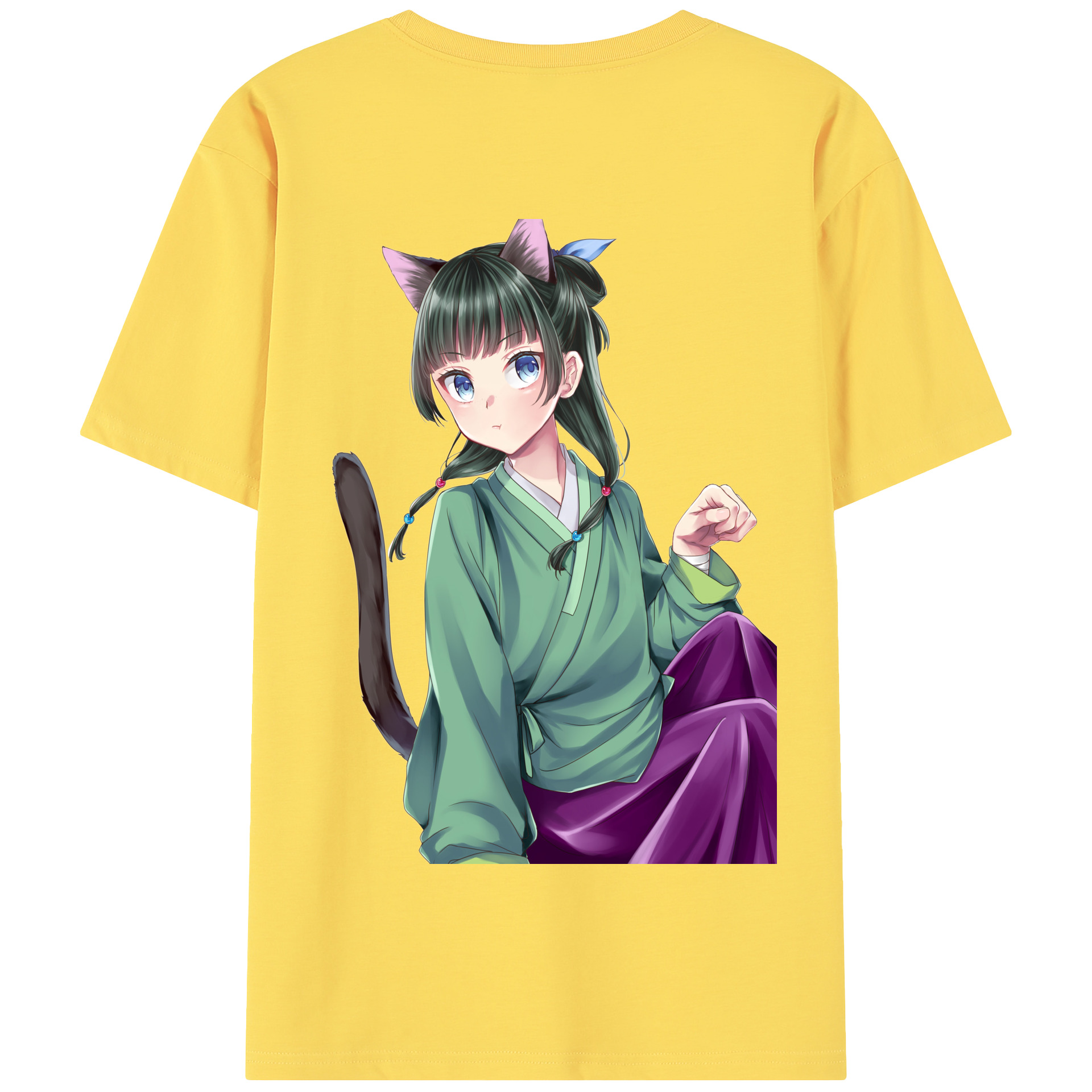 （画像用） 薬屋のひとりごと The Apothecary Diaries 綿100％半袖Tシャツ（背面プリント）