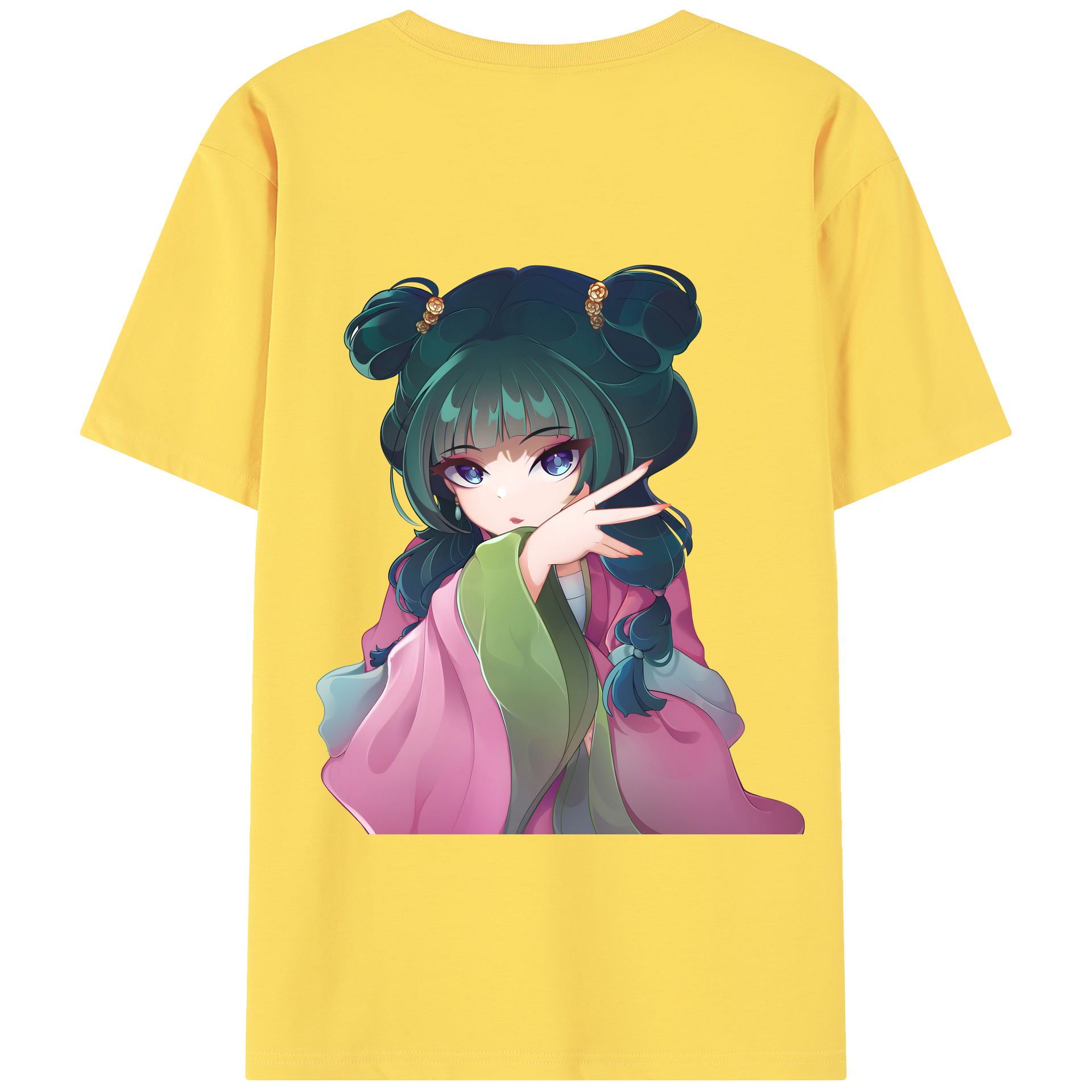 （画像用） 薬屋のひとりごと The Apothecary Diaries 綿100％半袖Tシャツ（背面プリント）