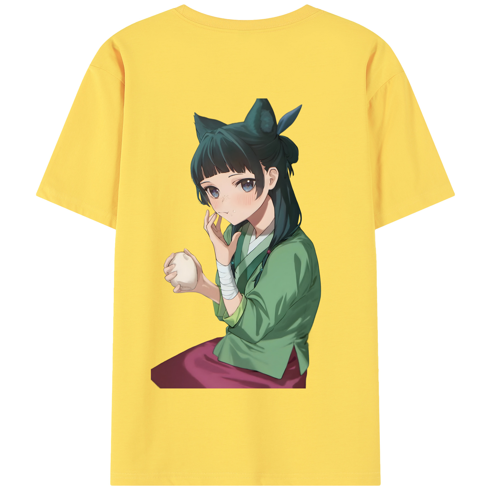 （画像用） 薬屋のひとりごと The Apothecary Diaries 綿100％半袖Tシャツ（背面プリント）