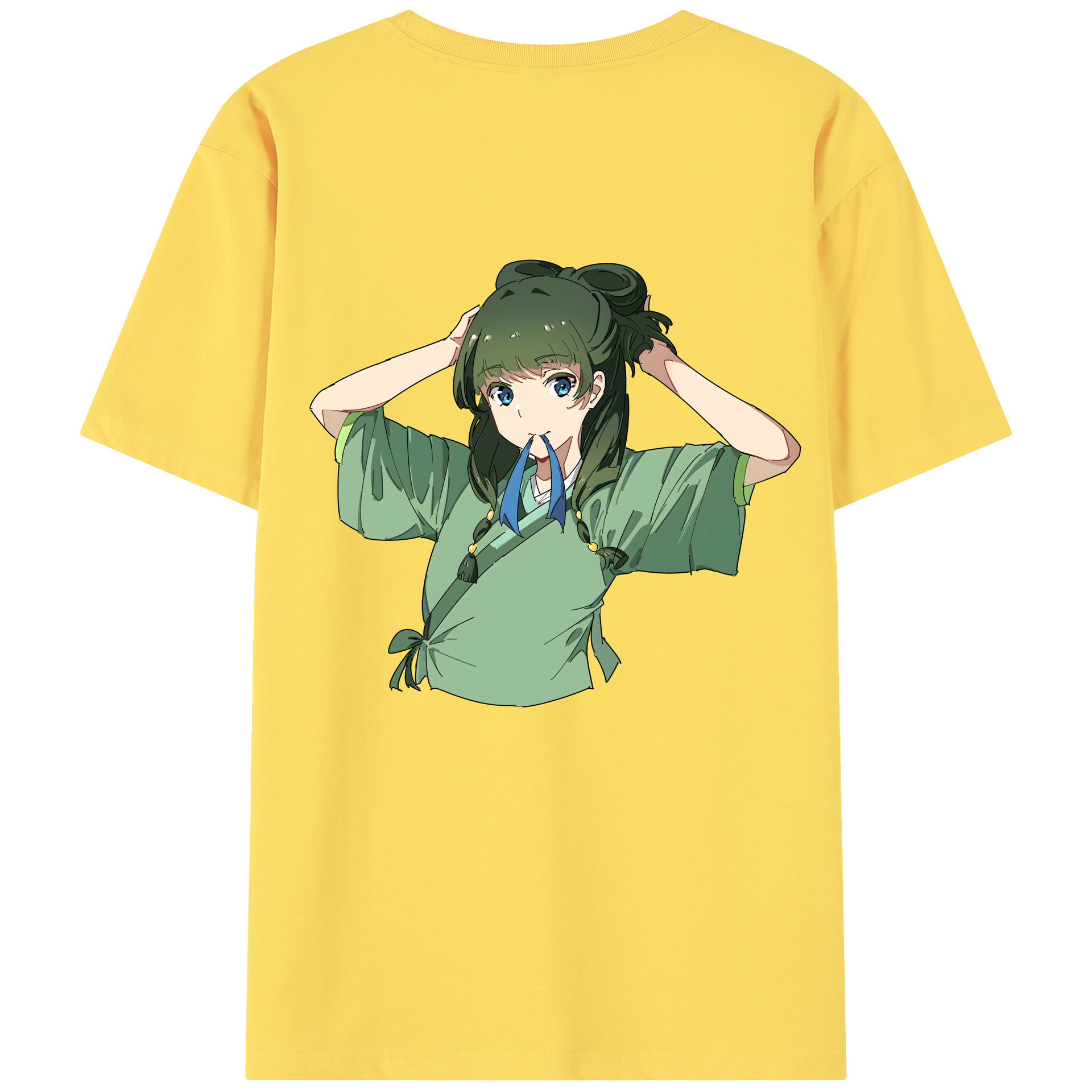 （画像用） 薬屋のひとりごと The Apothecary Diaries 綿100％半袖Tシャツ（背面プリント）