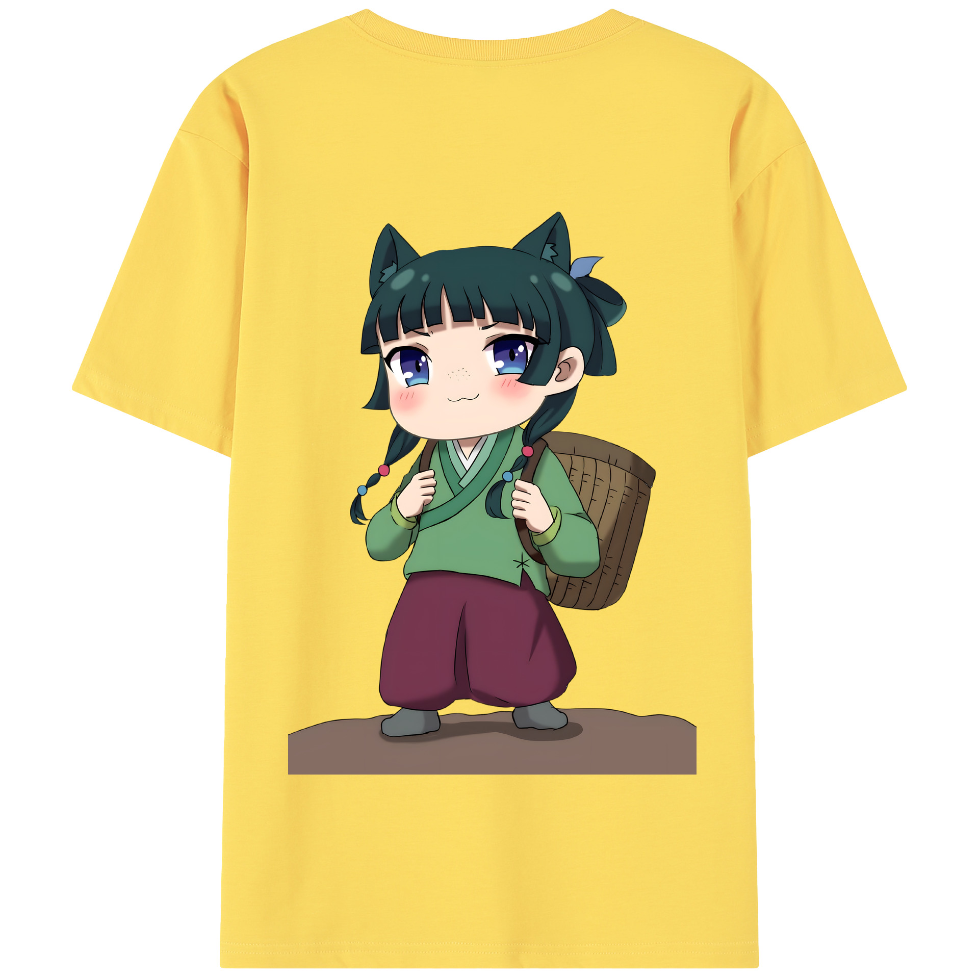 （画像用） 薬屋のひとりごと The Apothecary Diaries 綿100％半袖Tシャツ（背面プリント）