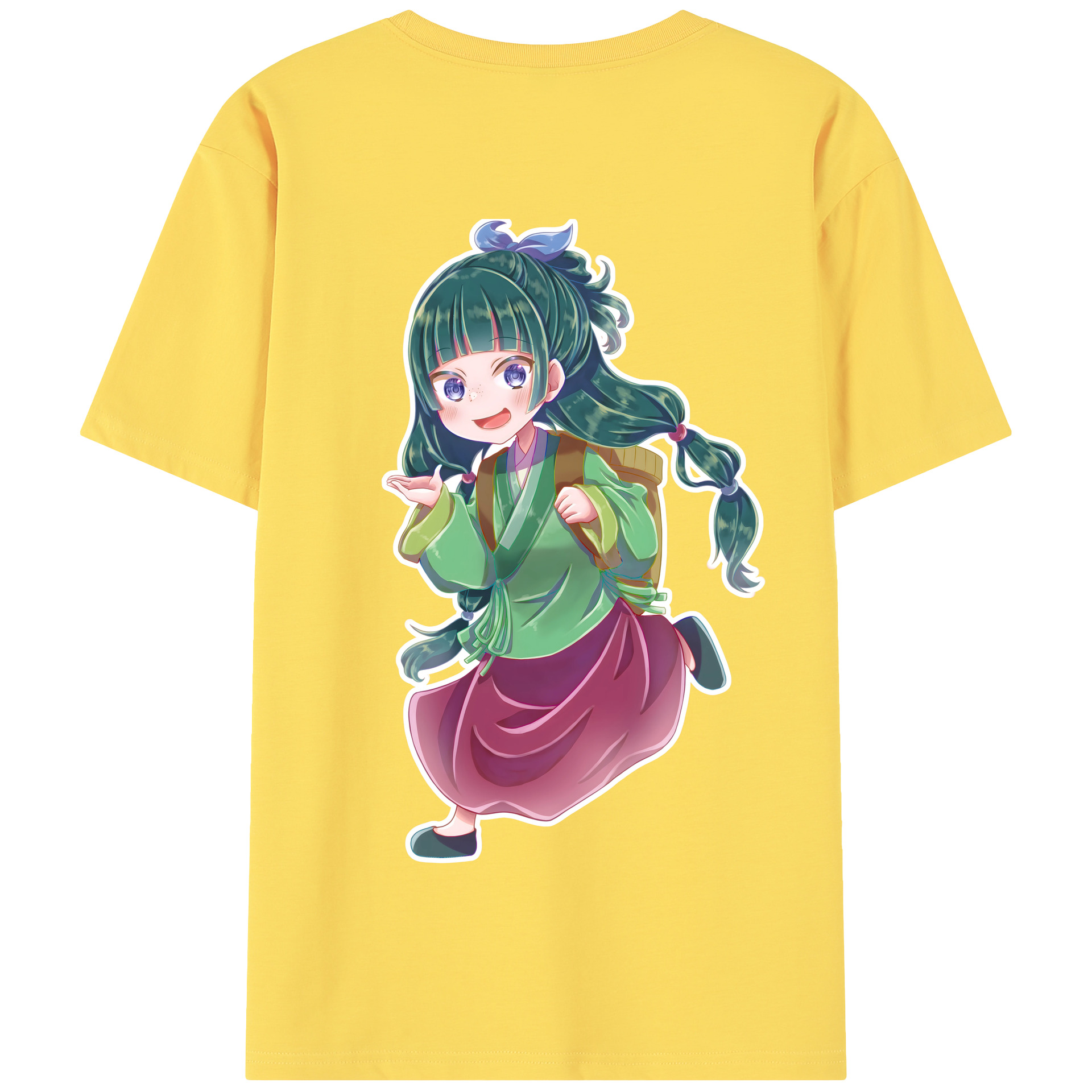（画像用） 薬屋のひとりごと The Apothecary Diaries 綿100％半袖Tシャツ（背面プリント）