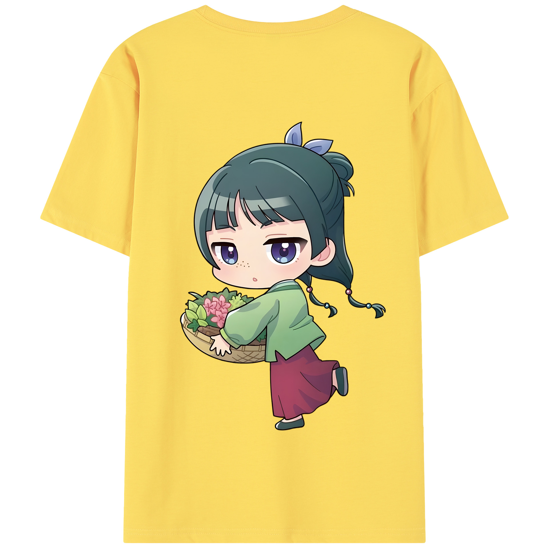 （画像用） 薬屋のひとりごと The Apothecary Diaries 綿100％半袖Tシャツ（背面プリント）