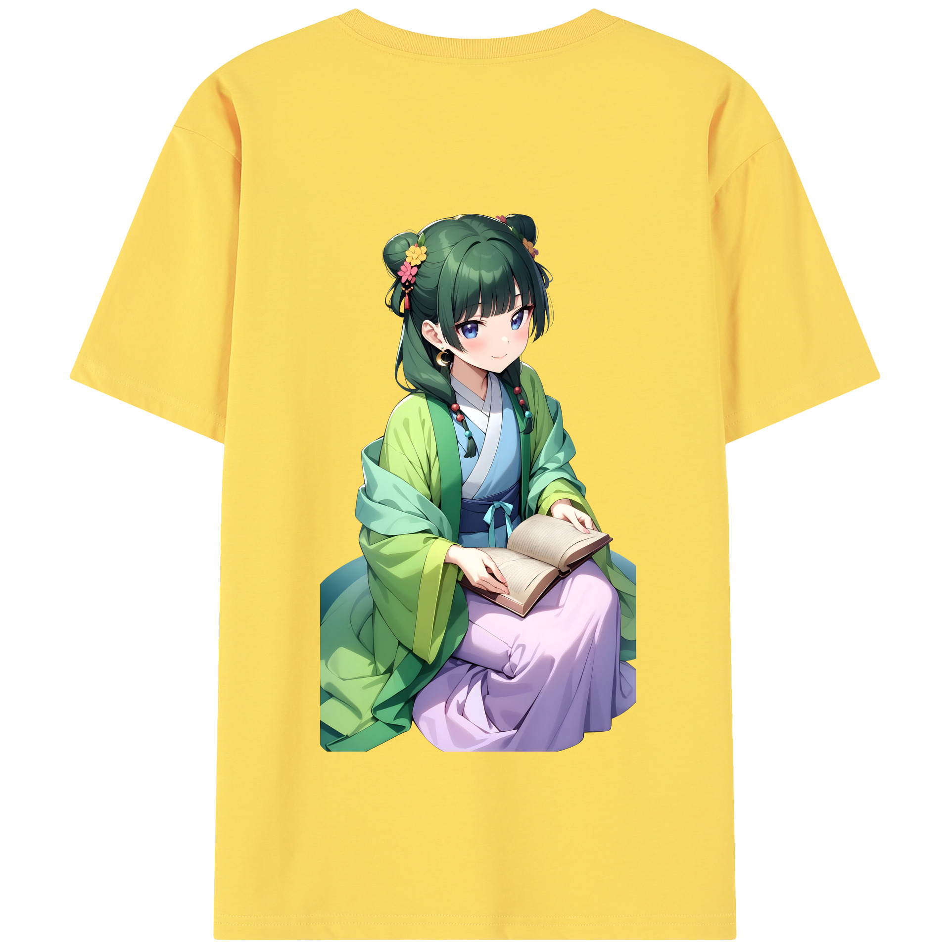 （画像用） 薬屋のひとりごと The Apothecary Diaries 綿100％半袖Tシャツ（背面プリント）