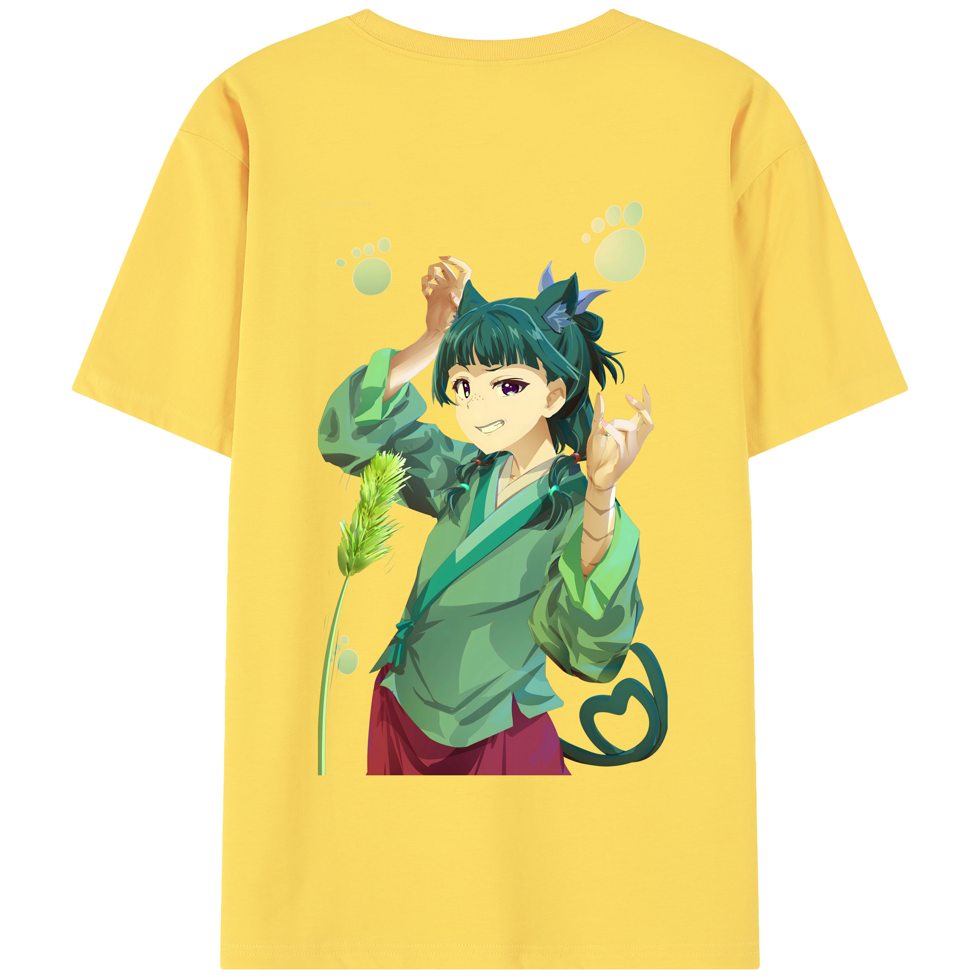 （画像用） 薬屋のひとりごと The Apothecary Diaries 綿100％半袖Tシャツ（背面プリント）