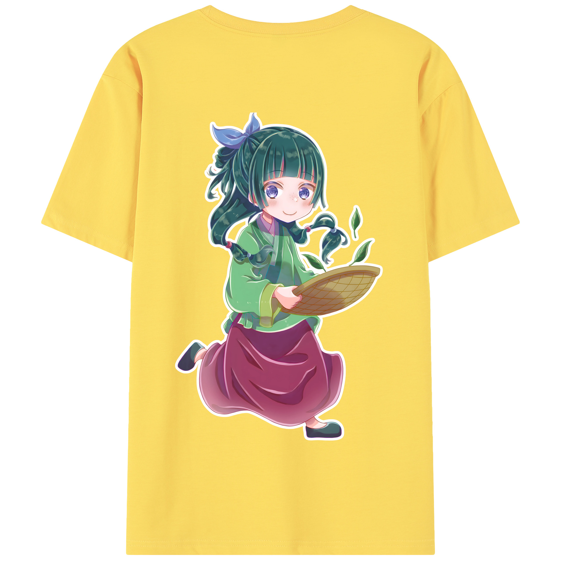 （画像用） 薬屋のひとりごと The Apothecary Diaries 綿100％半袖Tシャツ（背面プリント）