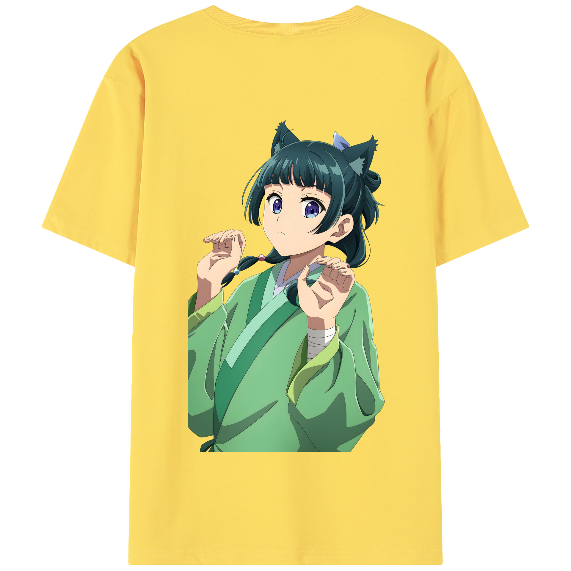 （画像用） 薬屋のひとりごと The Apothecary Diaries 綿100％半袖Tシャツ（背面プリント）