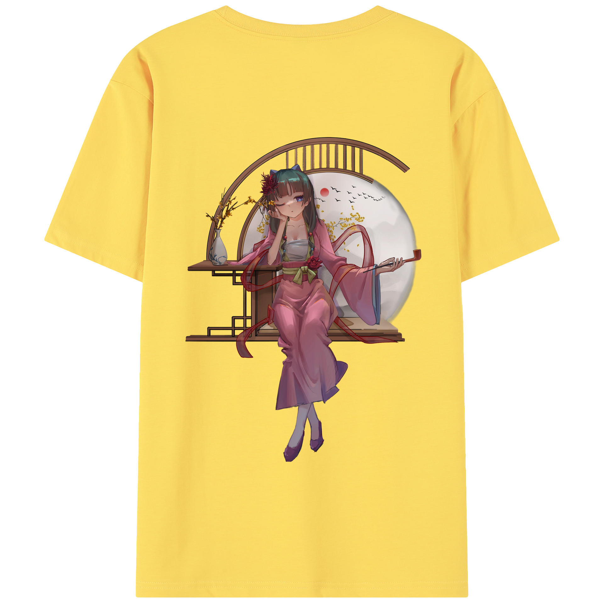 （画像用） 薬屋のひとりごと The Apothecary Diaries 綿100％半袖Tシャツ（背面プリント）