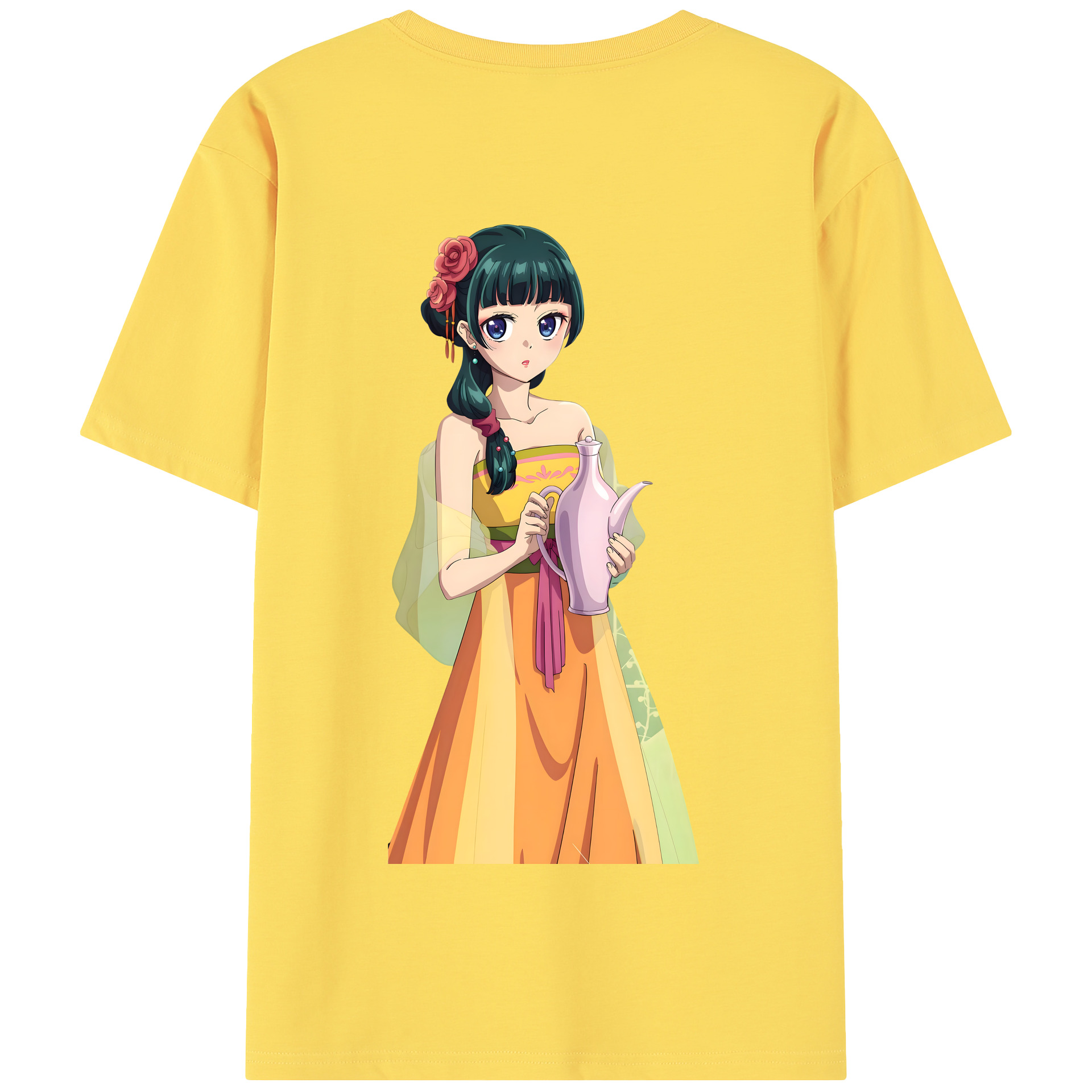 （画像用） 薬屋のひとりごと The Apothecary Diaries 綿100％半袖Tシャツ（背面プリント）