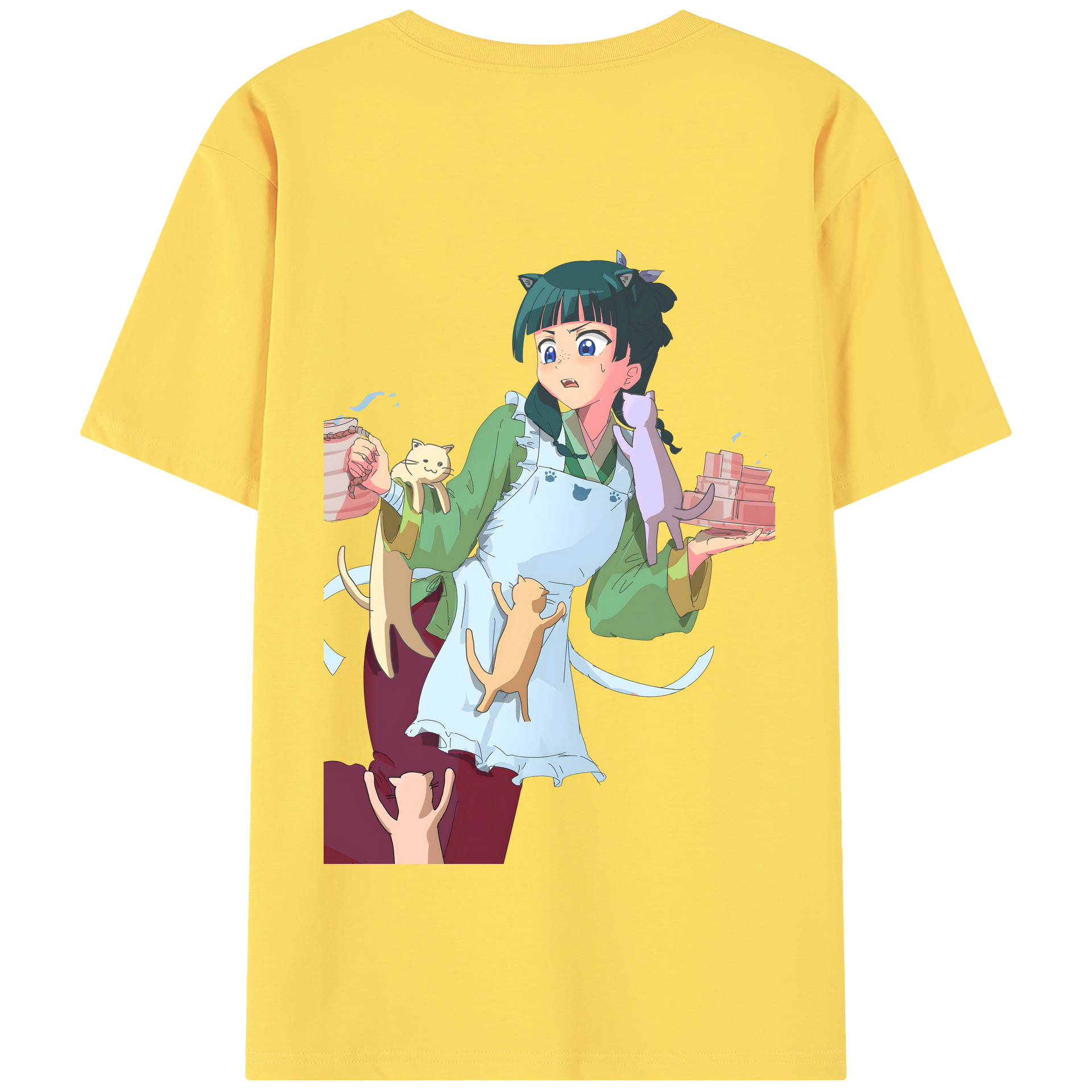 （画像用） 薬屋のひとりごと The Apothecary Diaries 綿100％半袖Tシャツ（背面プリント）