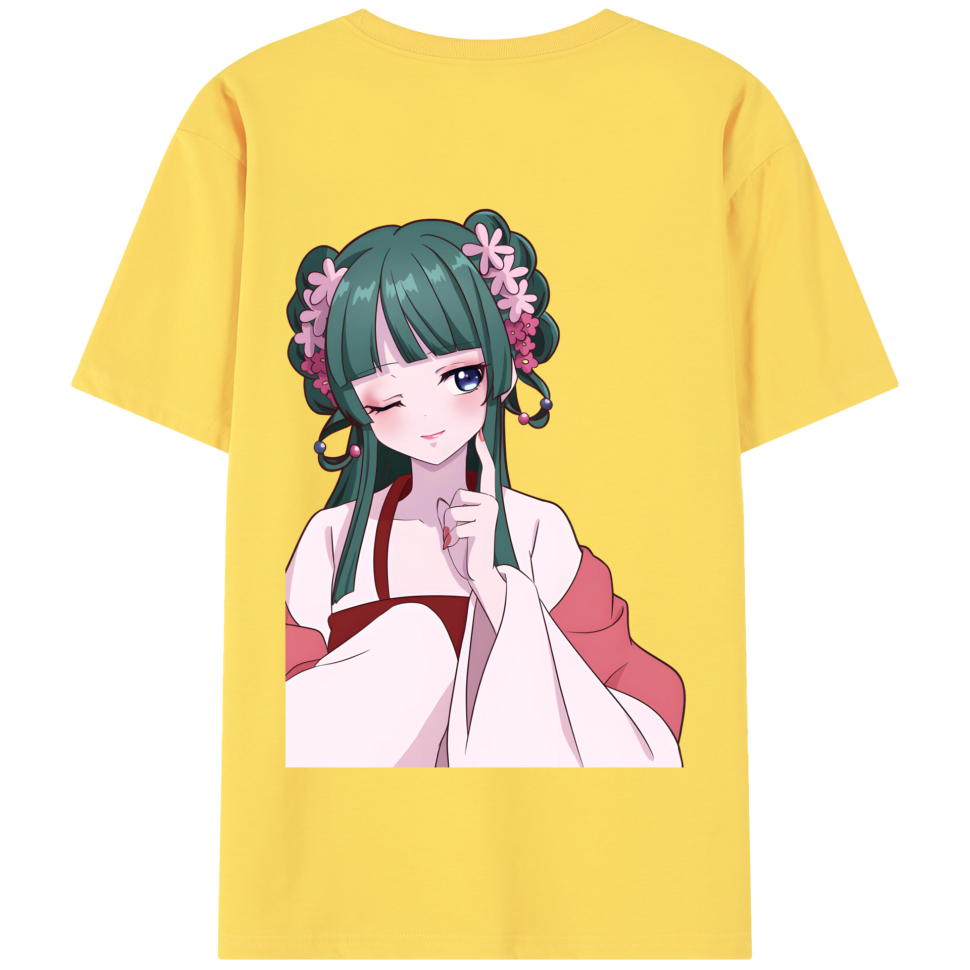 （画像用） 薬屋のひとりごと The Apothecary Diaries 綿100％半袖Tシャツ（背面プリント）