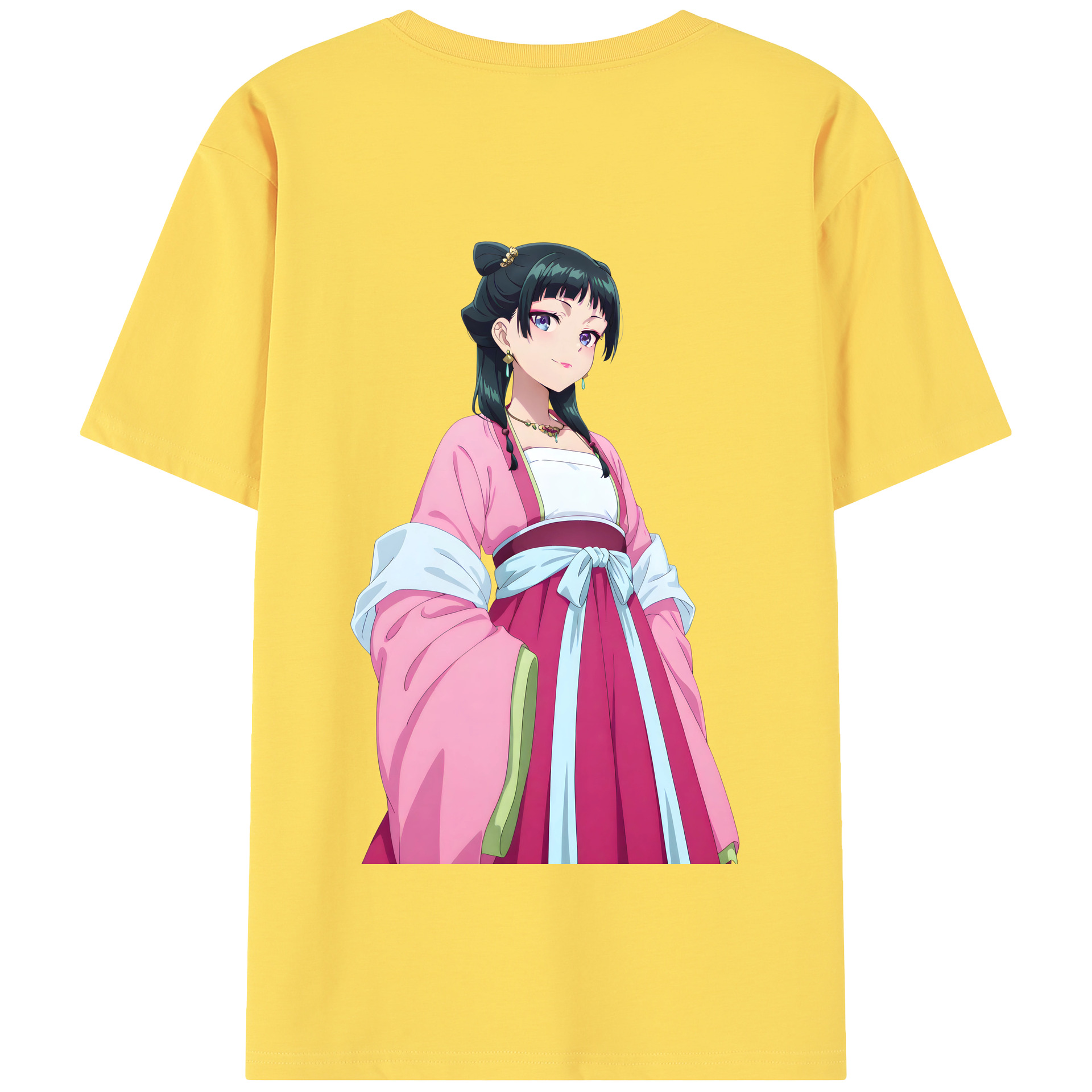 （画像用） 薬屋のひとりごと The Apothecary Diaries 綿100％半袖Tシャツ（背面プリント）