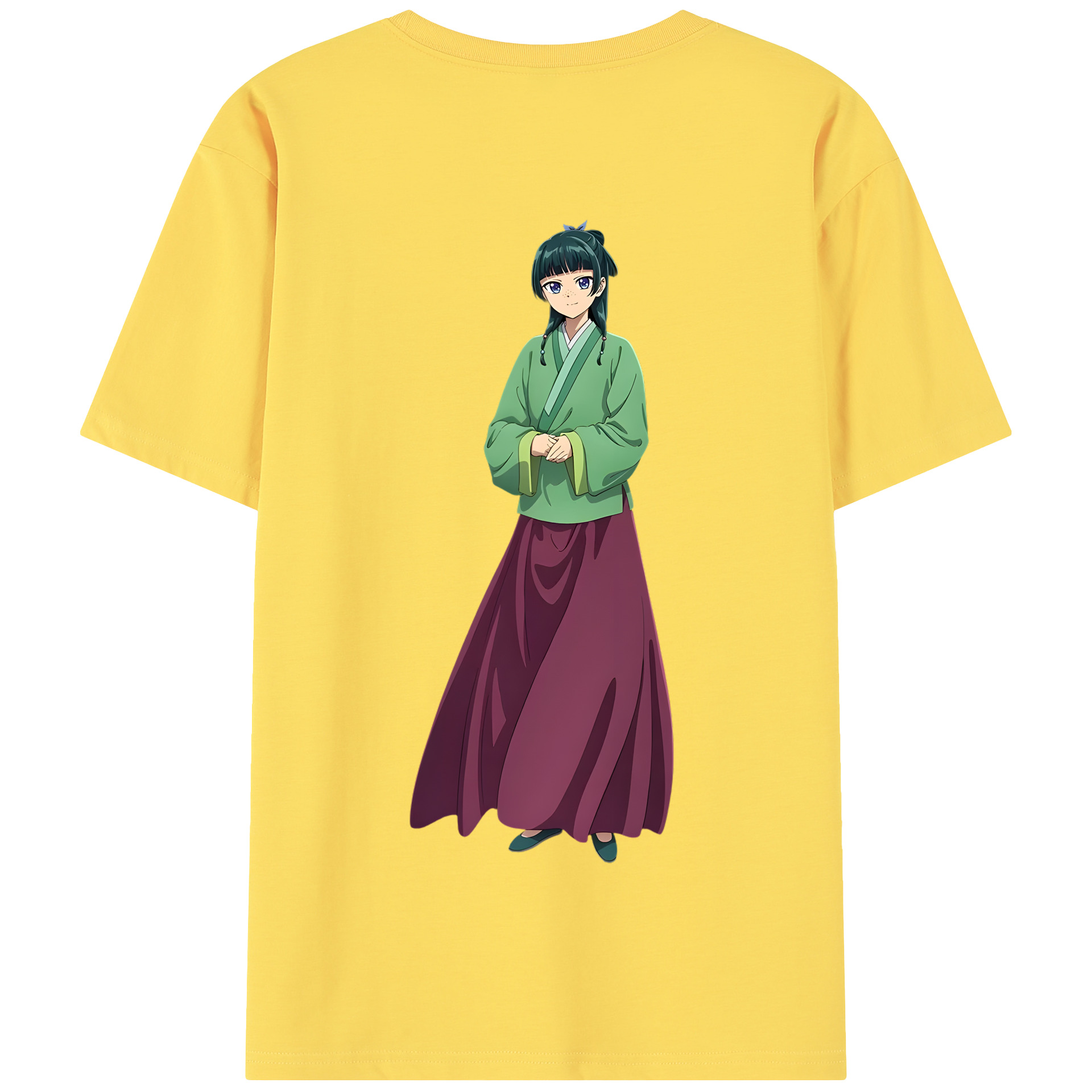 （画像用） 薬屋のひとりごと The Apothecary Diaries 綿100％半袖Tシャツ（背面プリント）