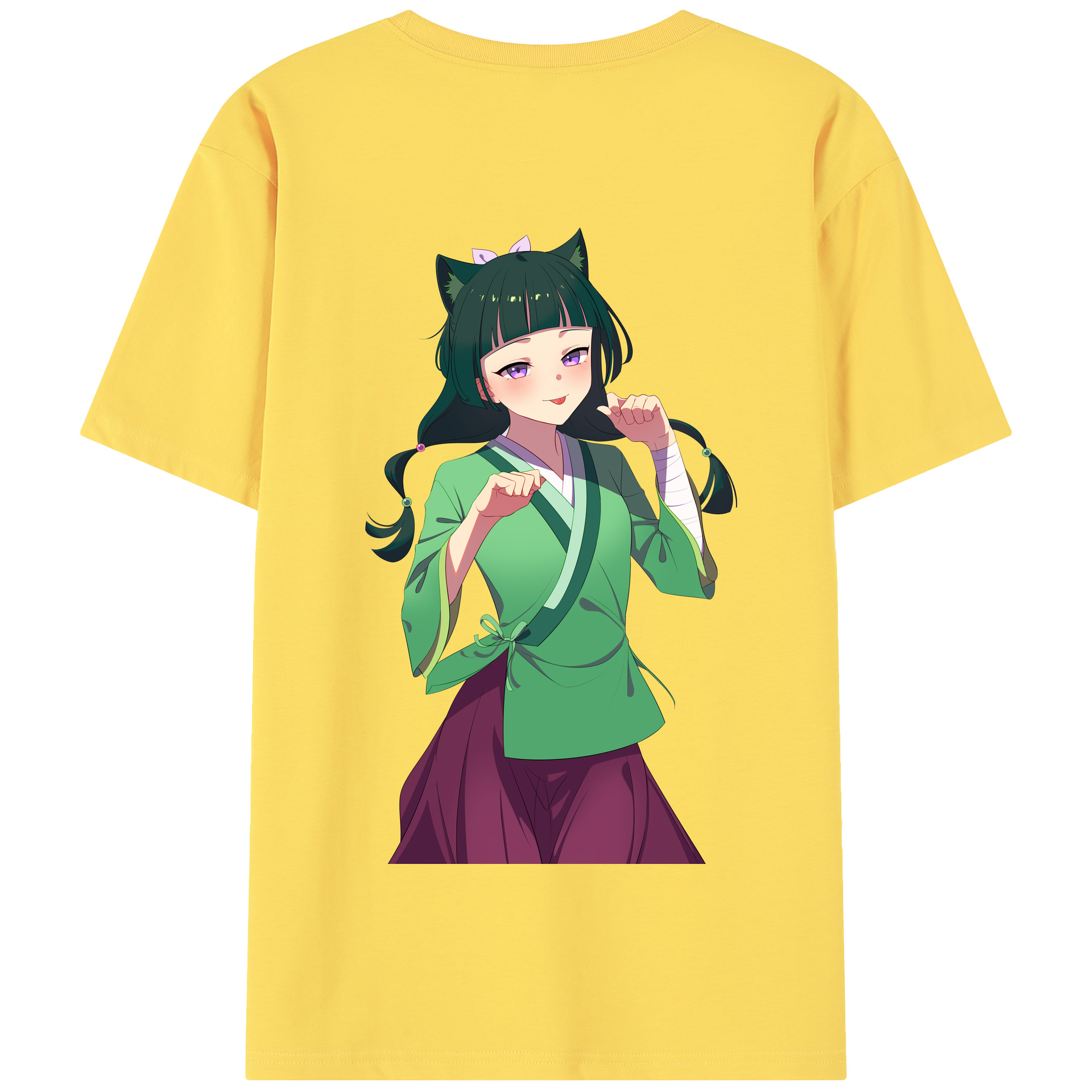 （画像用） 薬屋のひとりごと The Apothecary Diaries 綿100％半袖Tシャツ（背面プリント）